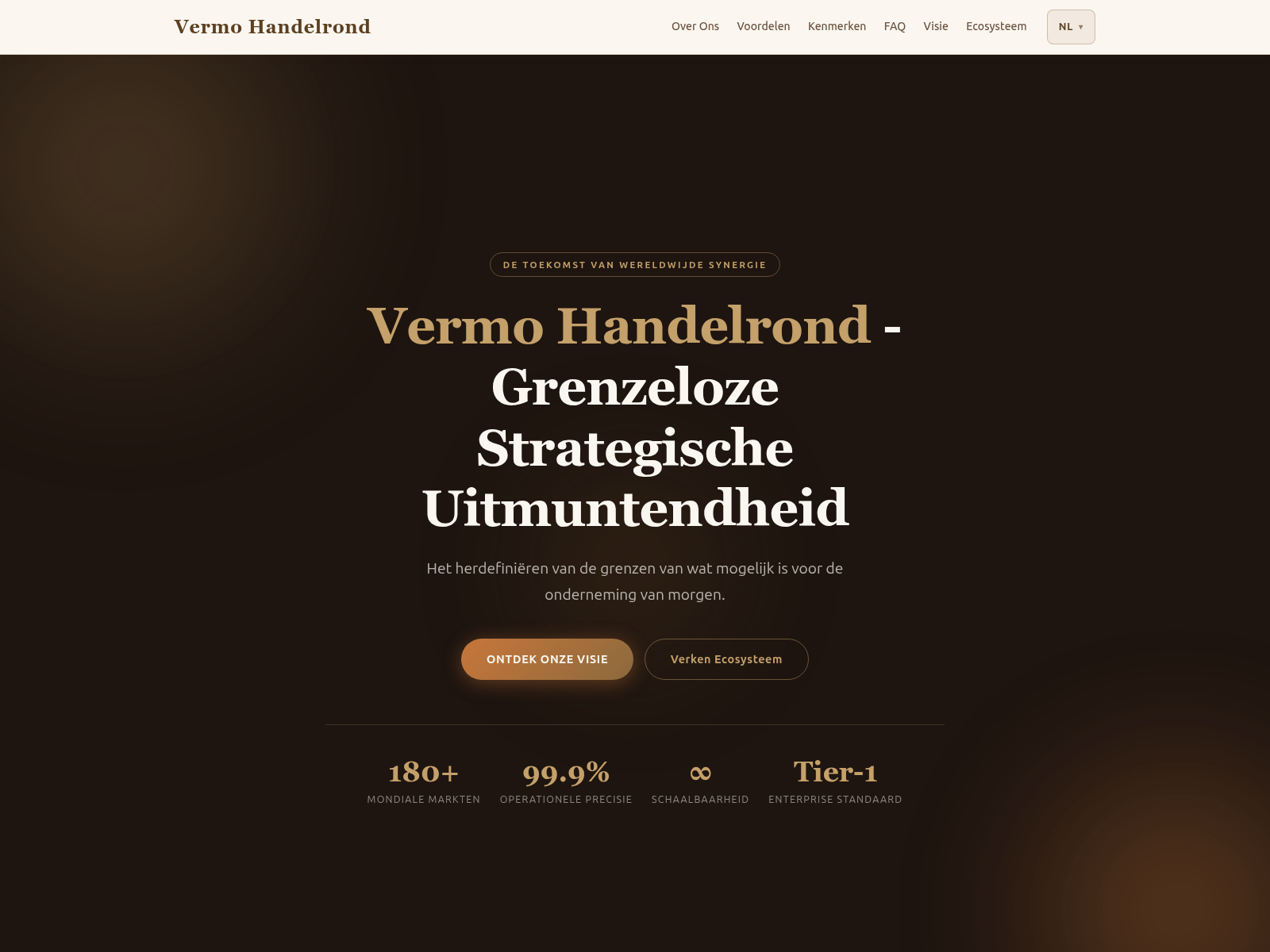 Captura de pantalla de vermohandelrondtrade.com