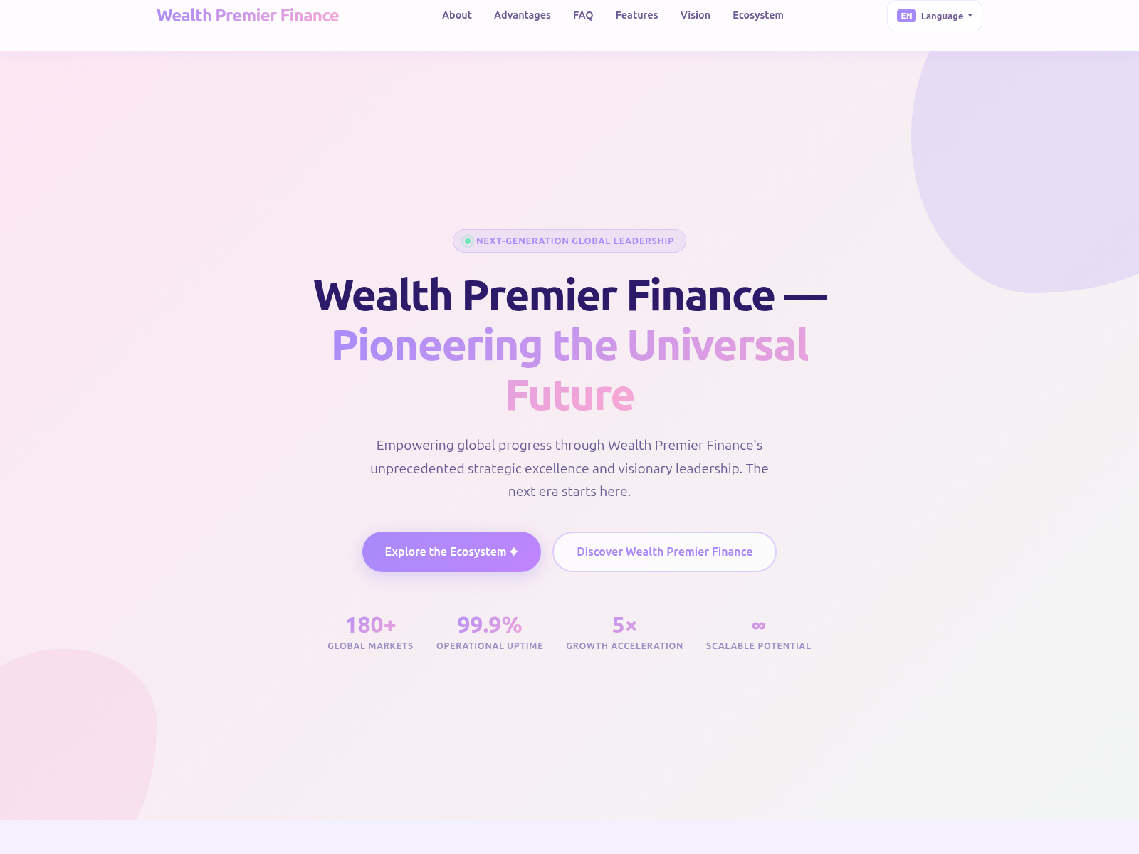 Captura de pantalla de wealthpremierfinance.net