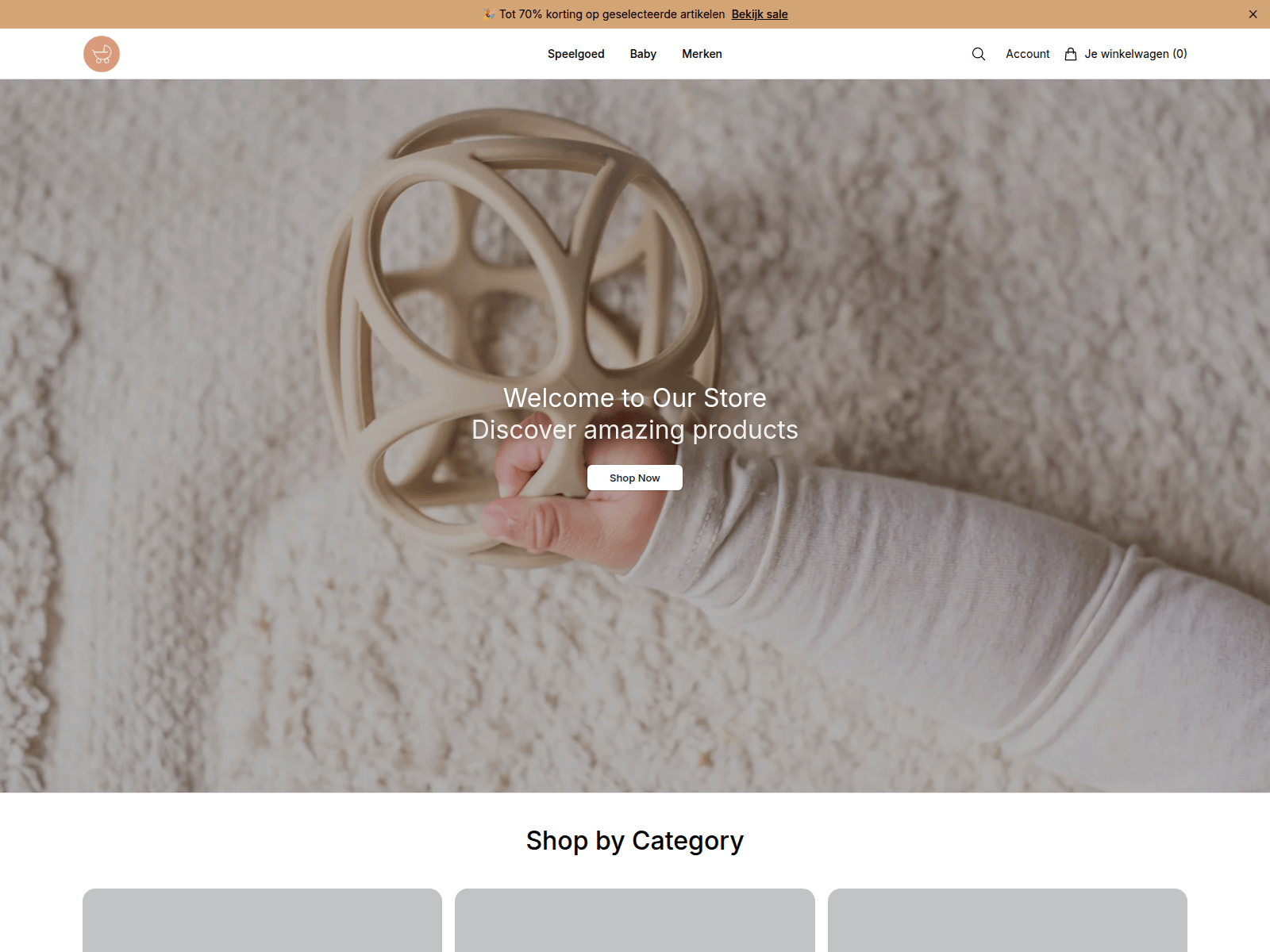 Captura de pantalla de babywinkelhub.shop