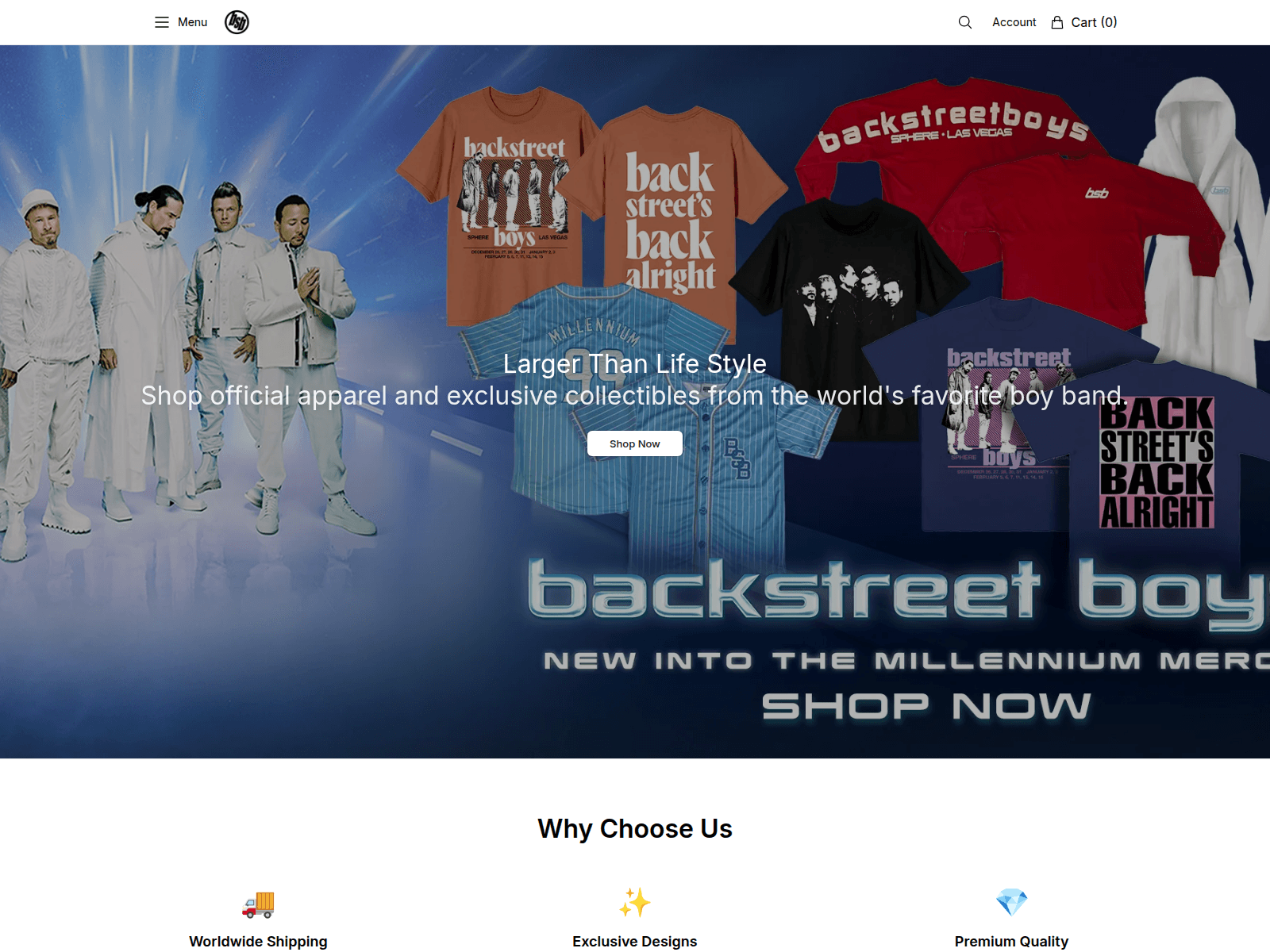Captura de pantalla de backstreetboysofficial.shop