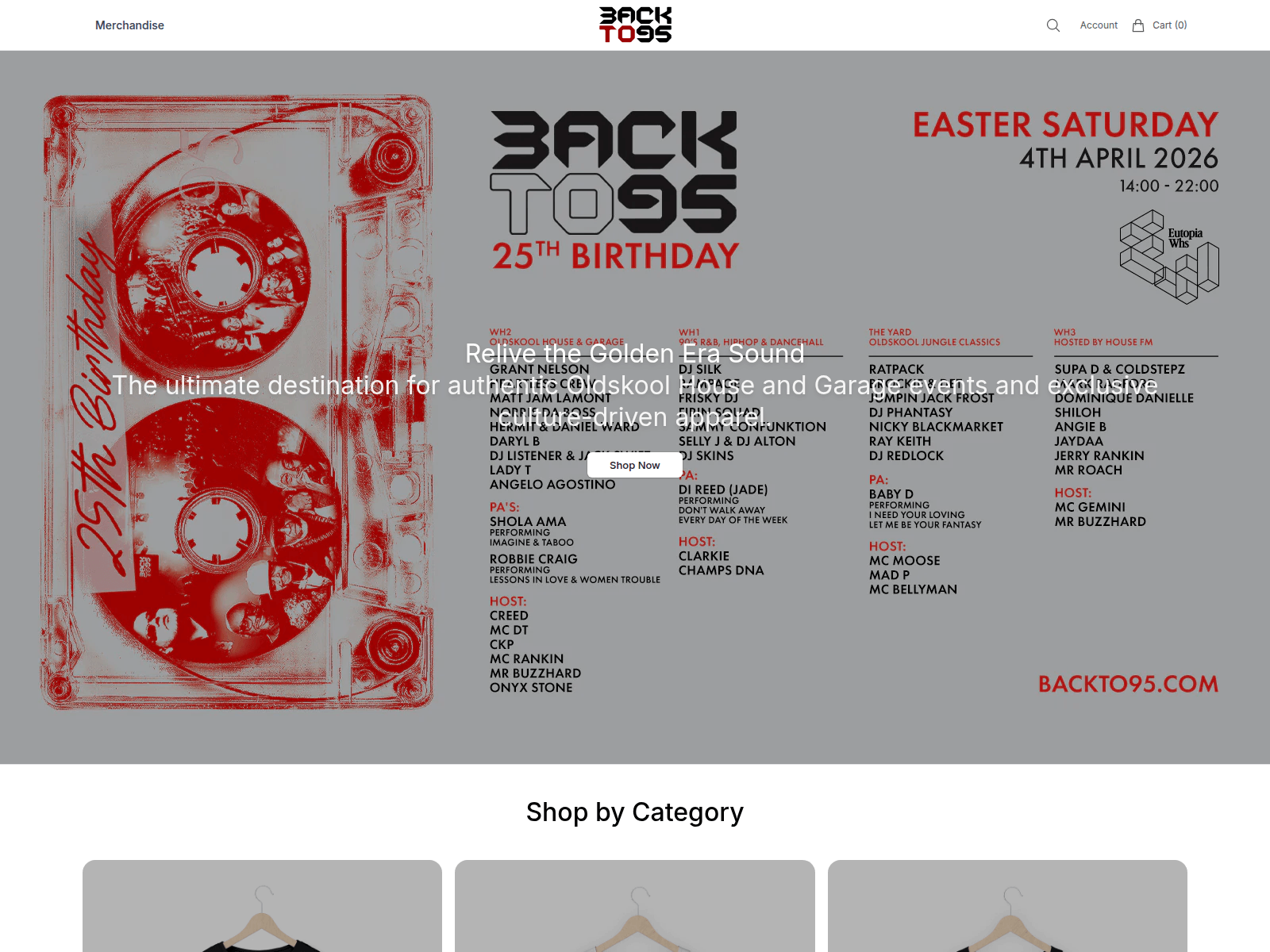 Captura de pantalla de backto95plus.shop