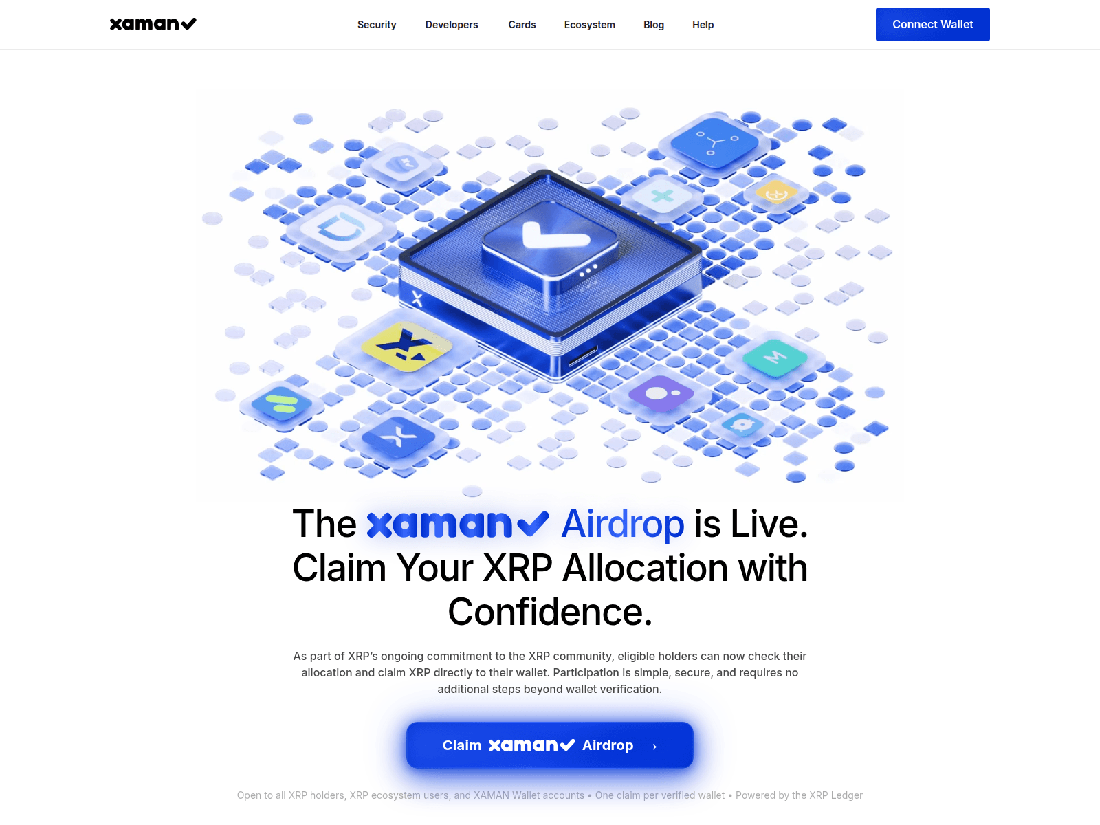 的截图 airdrop.enroll-xaman.app