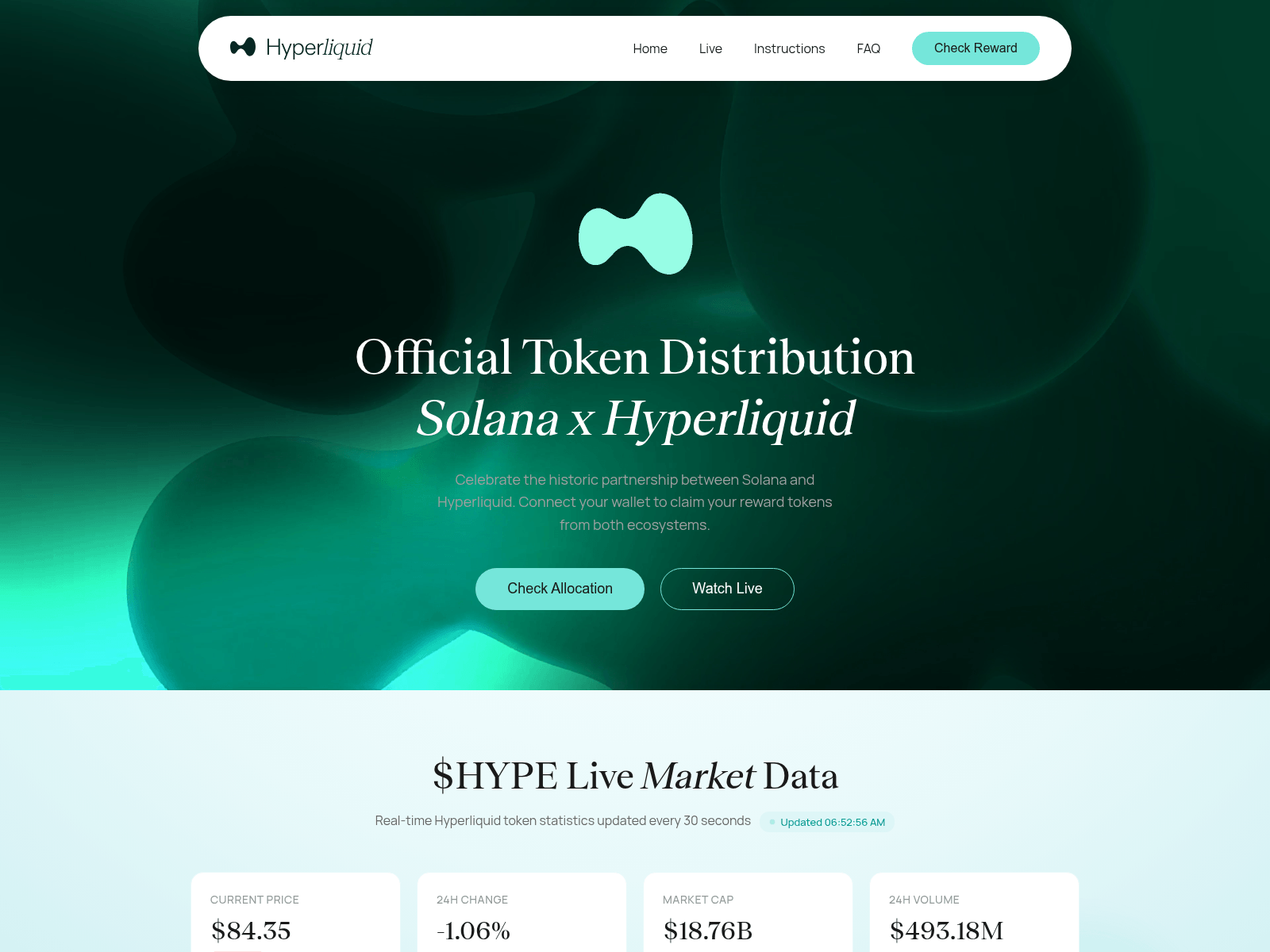 لقطة شاشة لـ hyperliquidexclusivenft.com