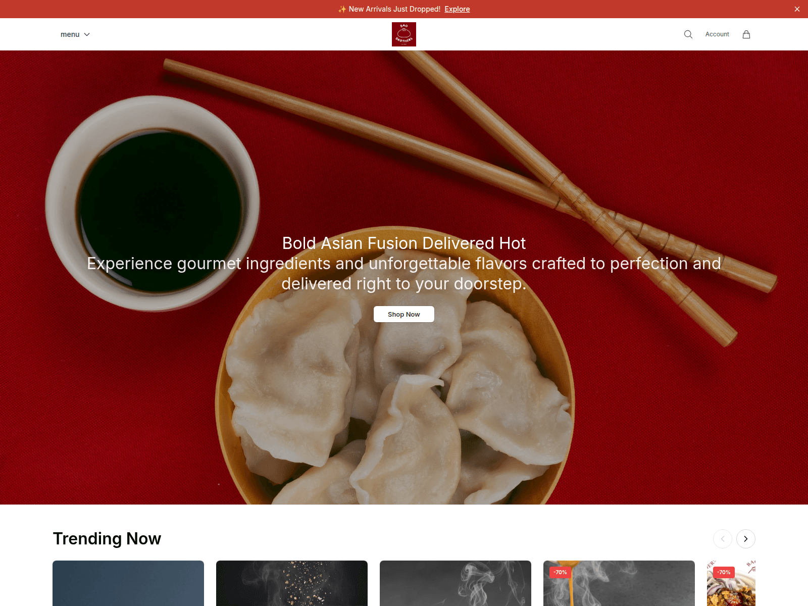 Captura de pantalla de baobrothersco.shop