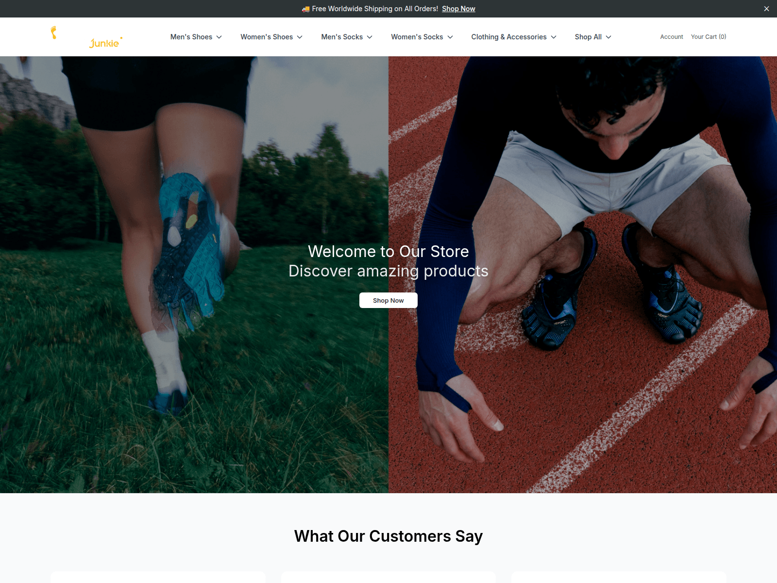 Captura de pantalla de barefootjunkielife.shop