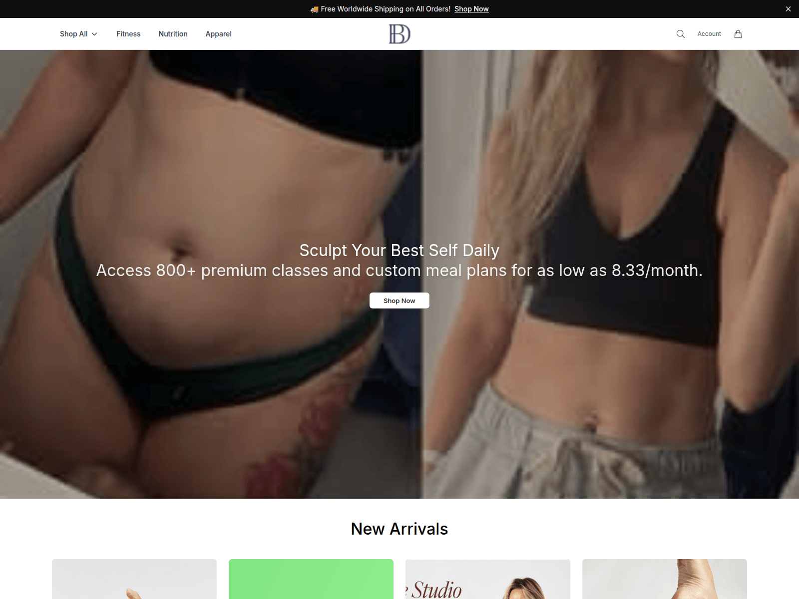 Captura de pantalla de barredefinitionstore.shop