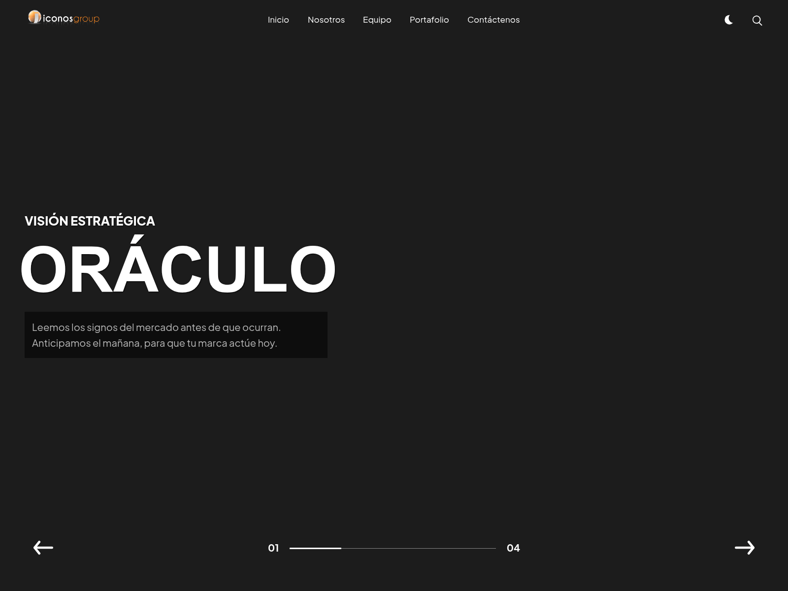 Screenshot of iconosgroup.com.co