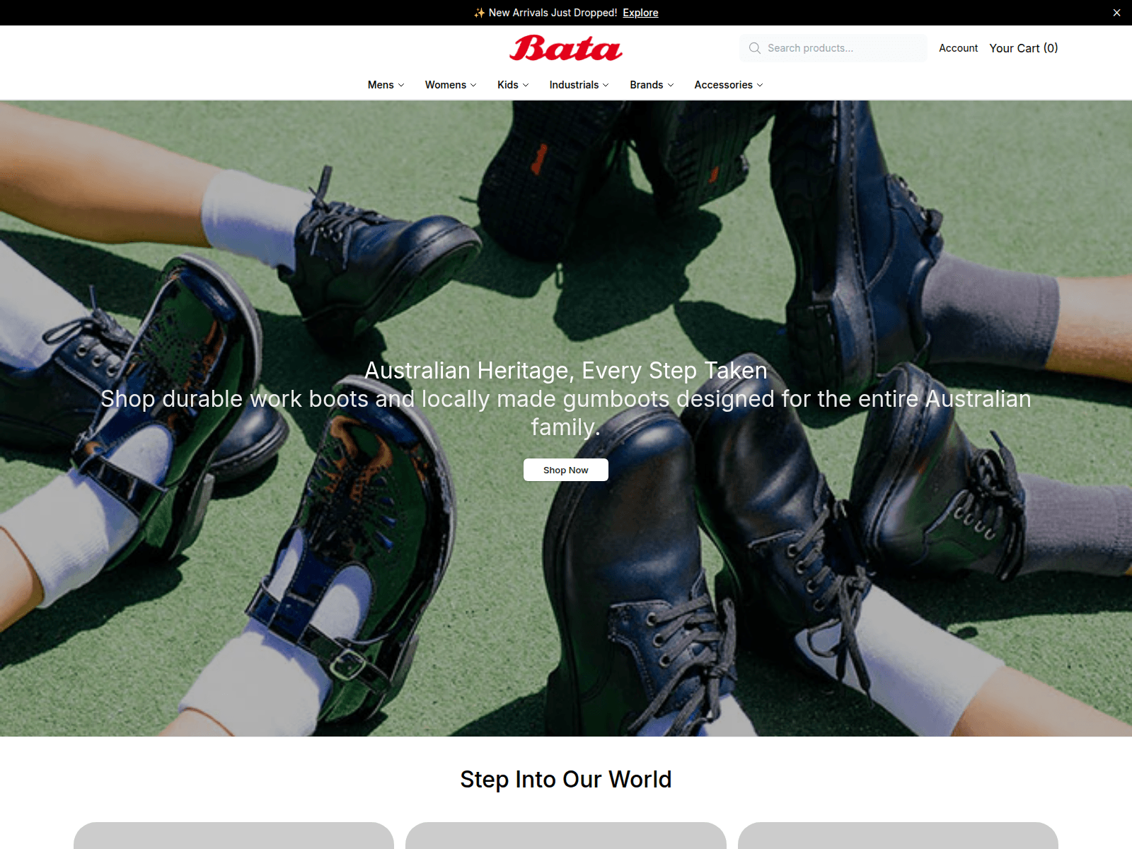Captura de pantalla de bataaustraliaonline.shop