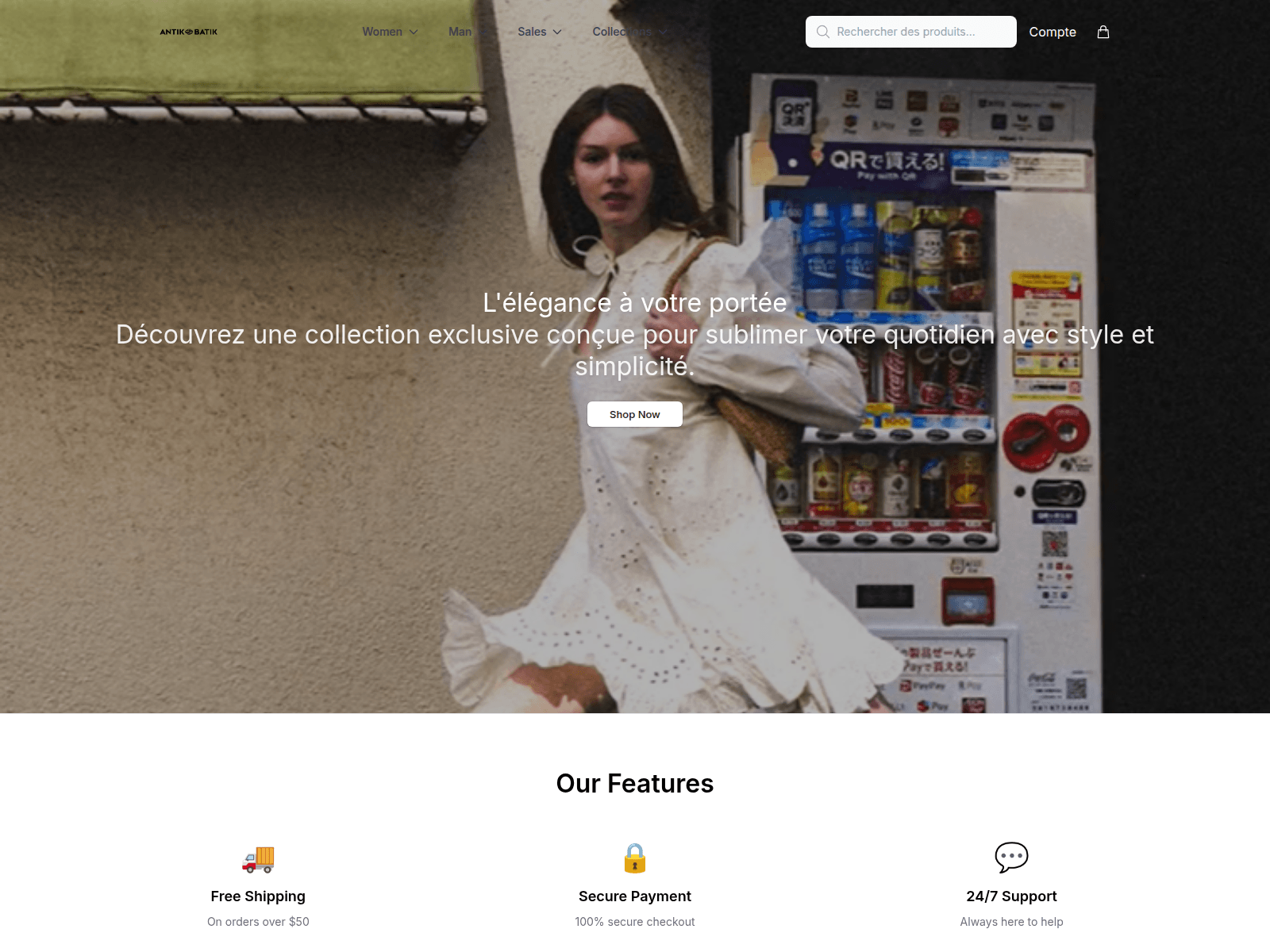 Captura de pantalla de batiklove.shop