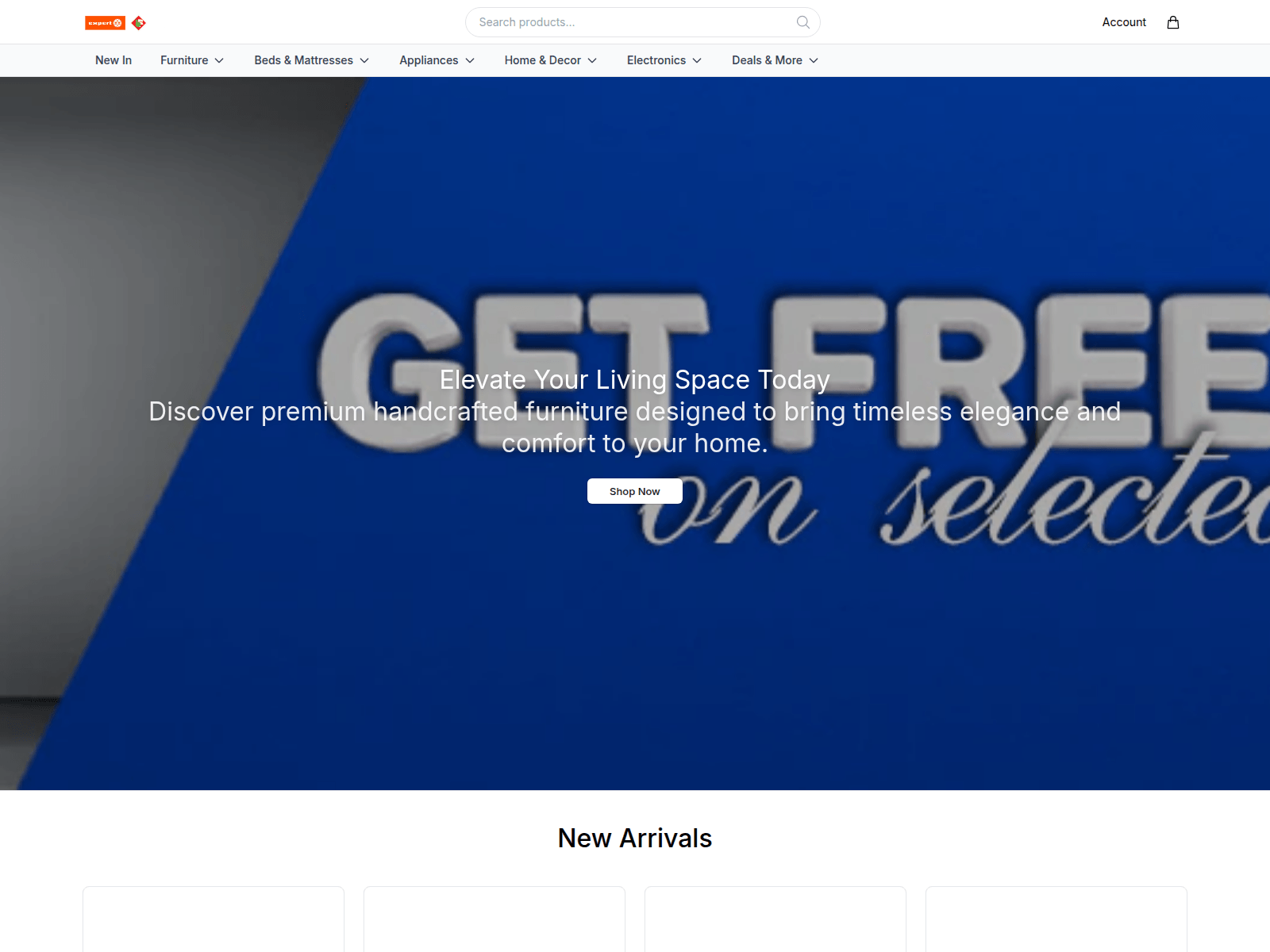 Captura de pantalla de bawasfurnishersliving.shop