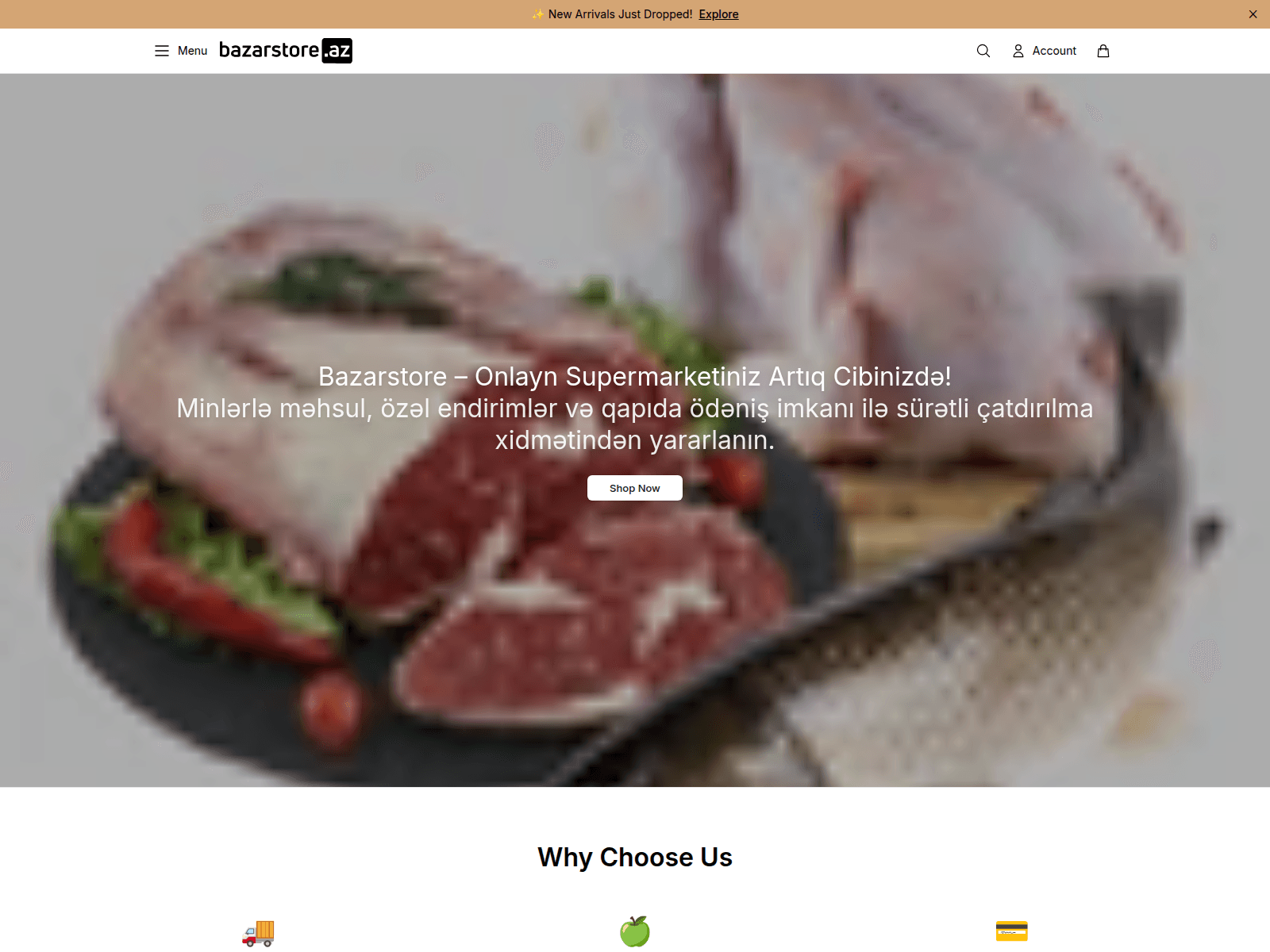 [Ekran görüntüsü] bazarfoodstore.shop