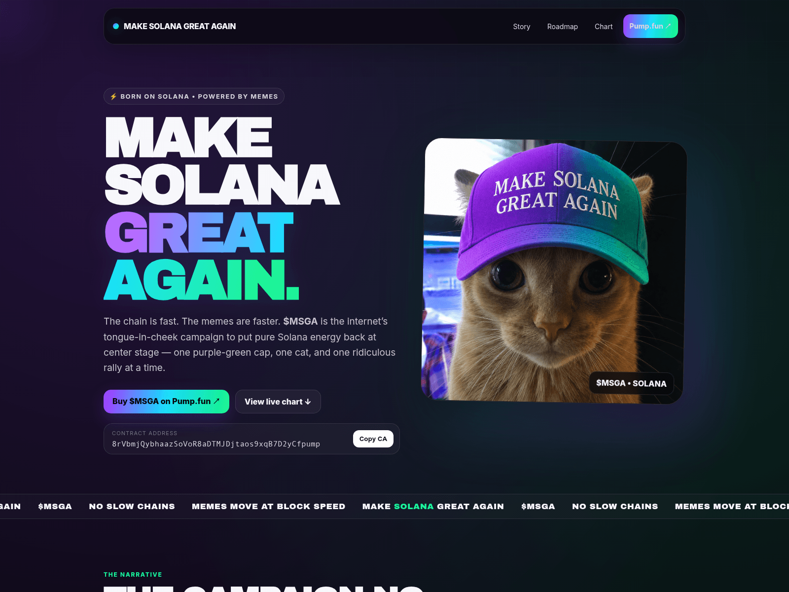 のスクリーンショット makesolanagreatagain.site