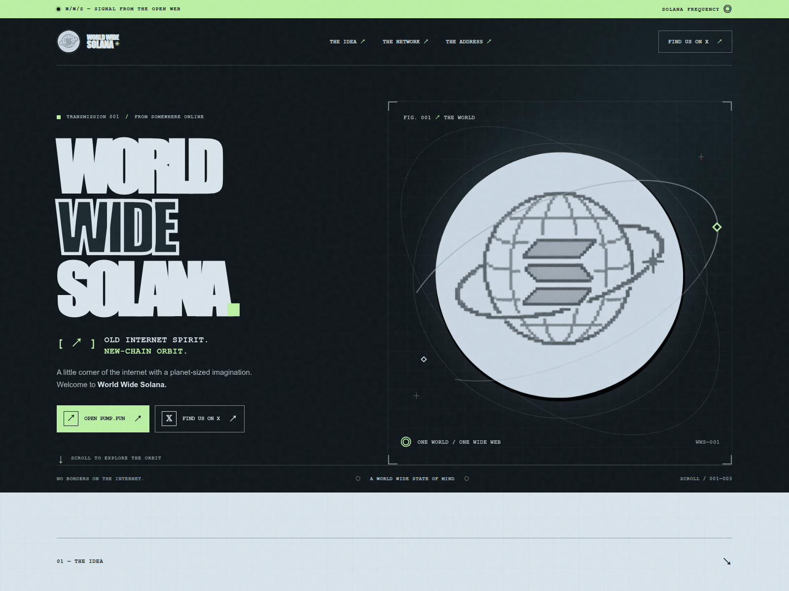 のスクリーンショット worldwidesolana.space