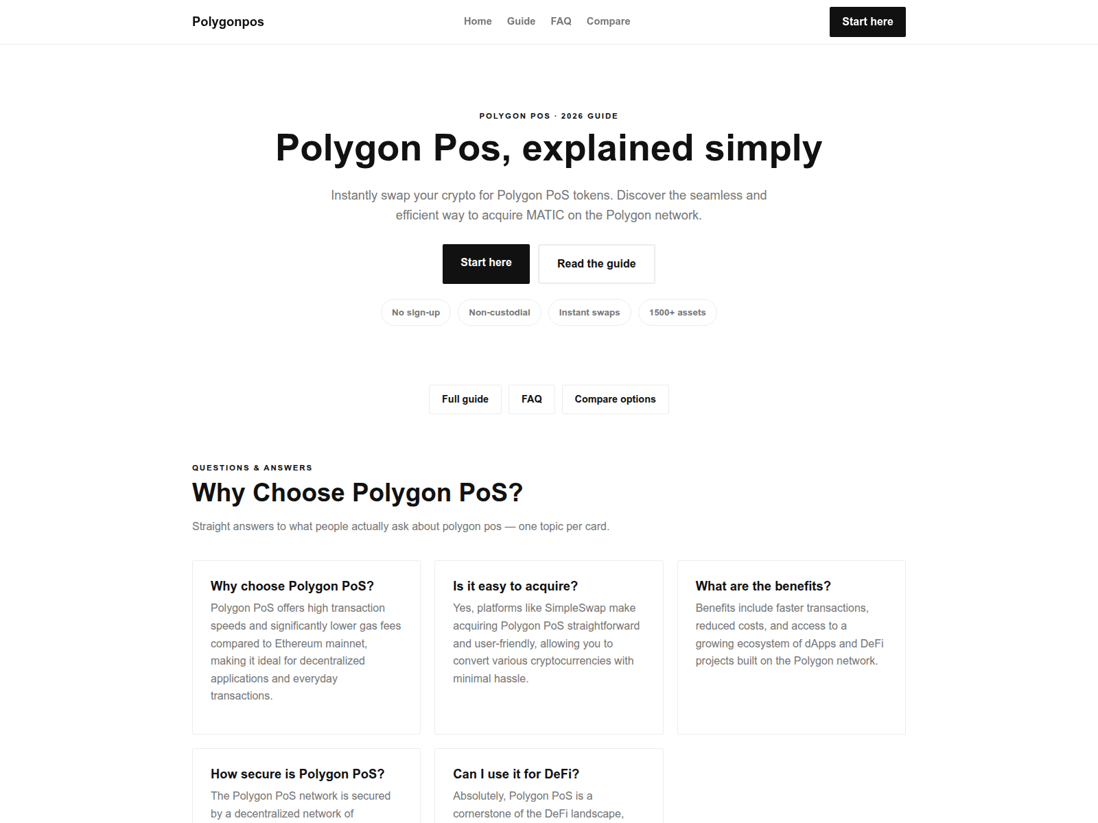 Снимок экрана polygonpos.xyz