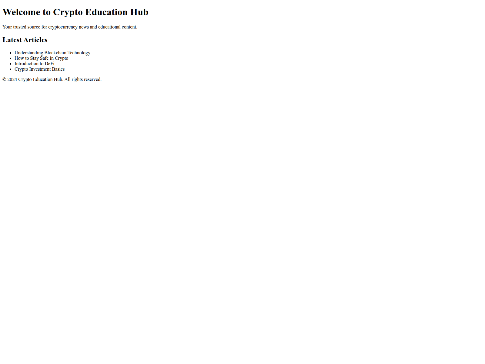 Screenshot of cryptoairdropnews.vip