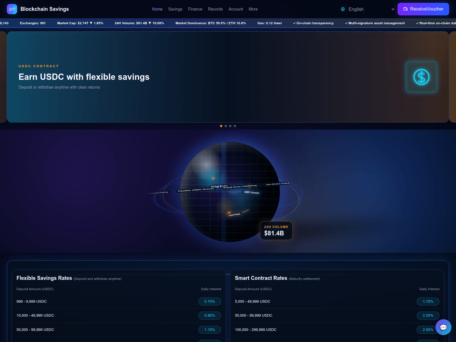 Screenshot of web3savingsplan.sbs