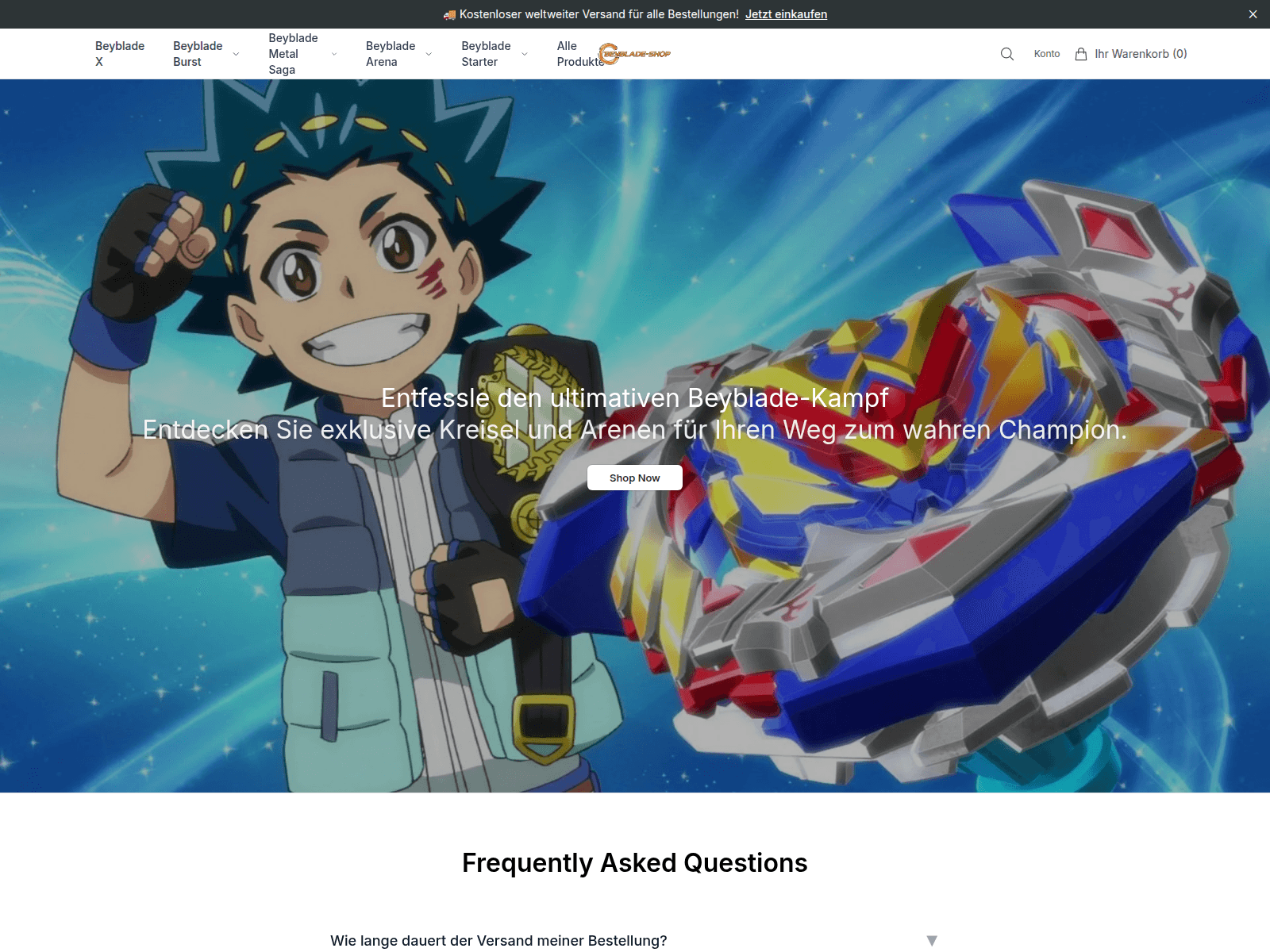 Screenshot of beybladeshoponline.shop