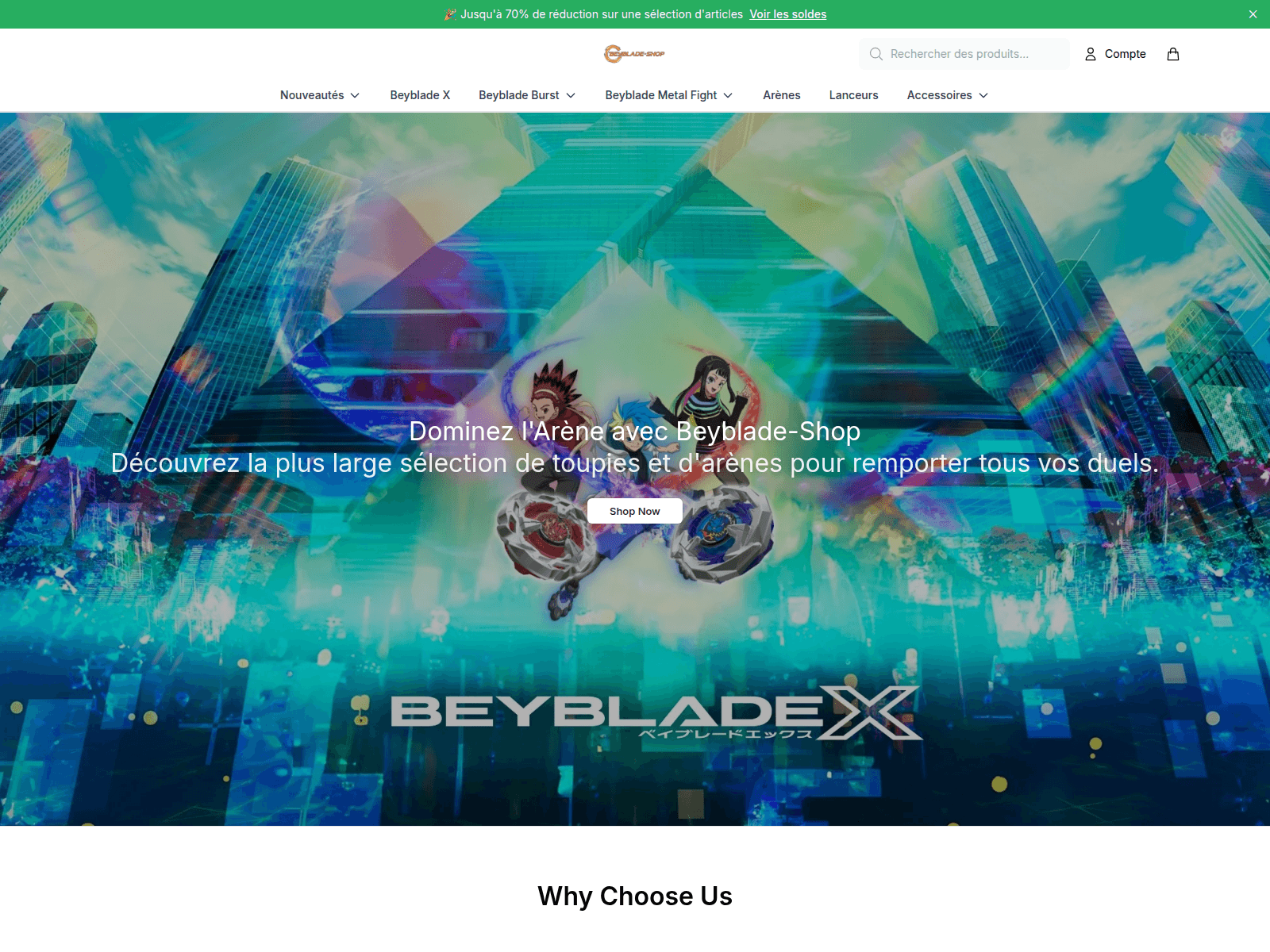 Screenshot of beybladeshopworld.shop