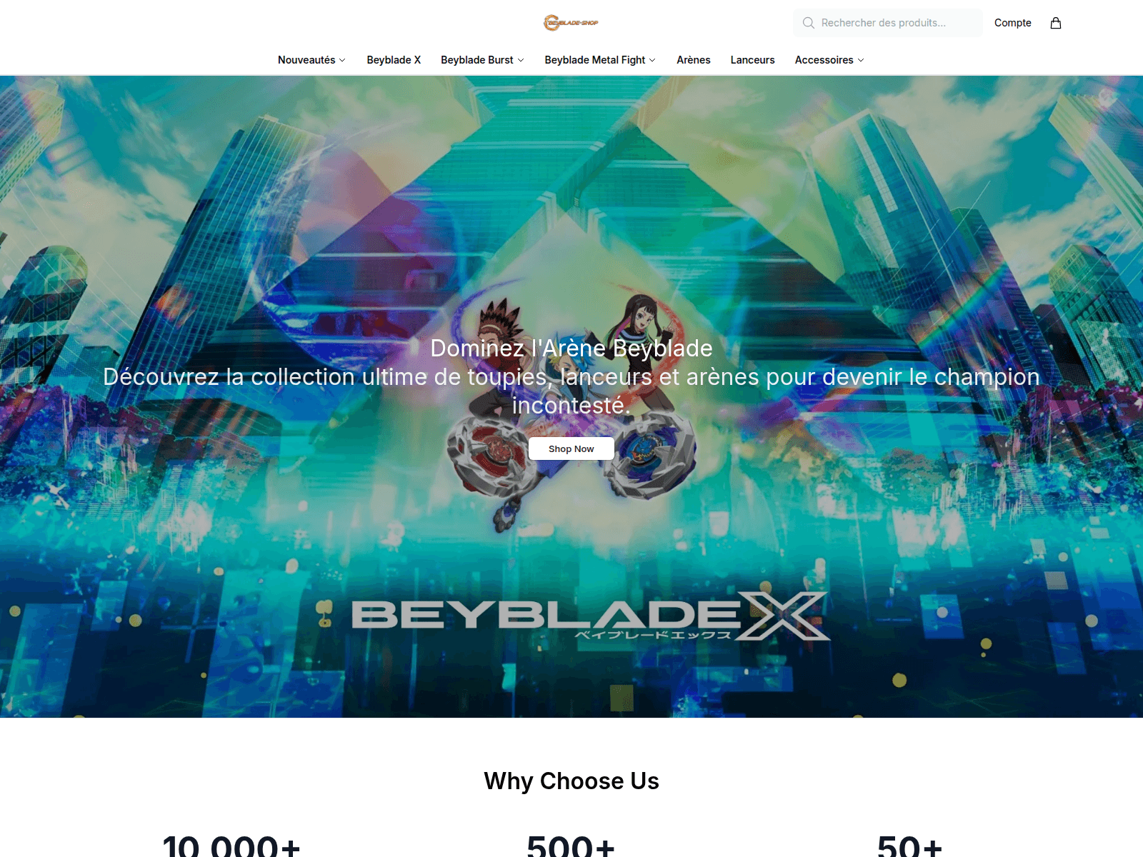 Screenshot of beybladeshopdirect.shop