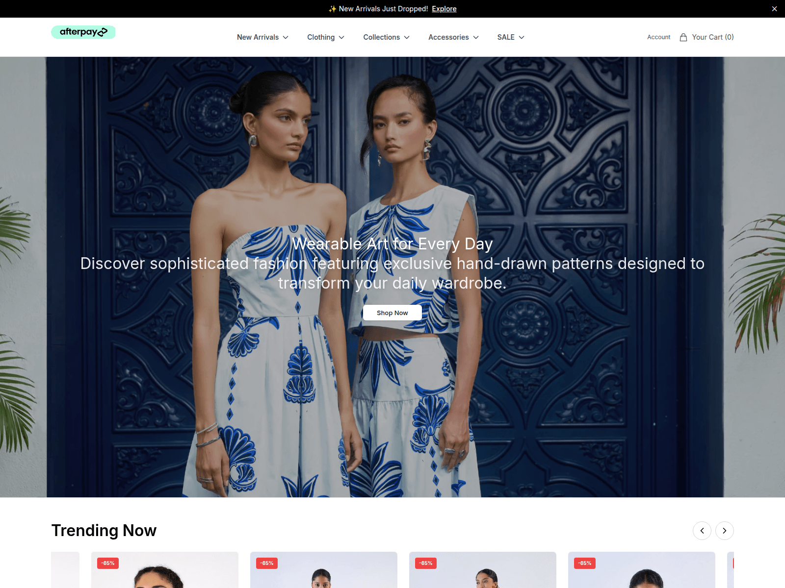 Screenshot of beyondbyverastore.shop