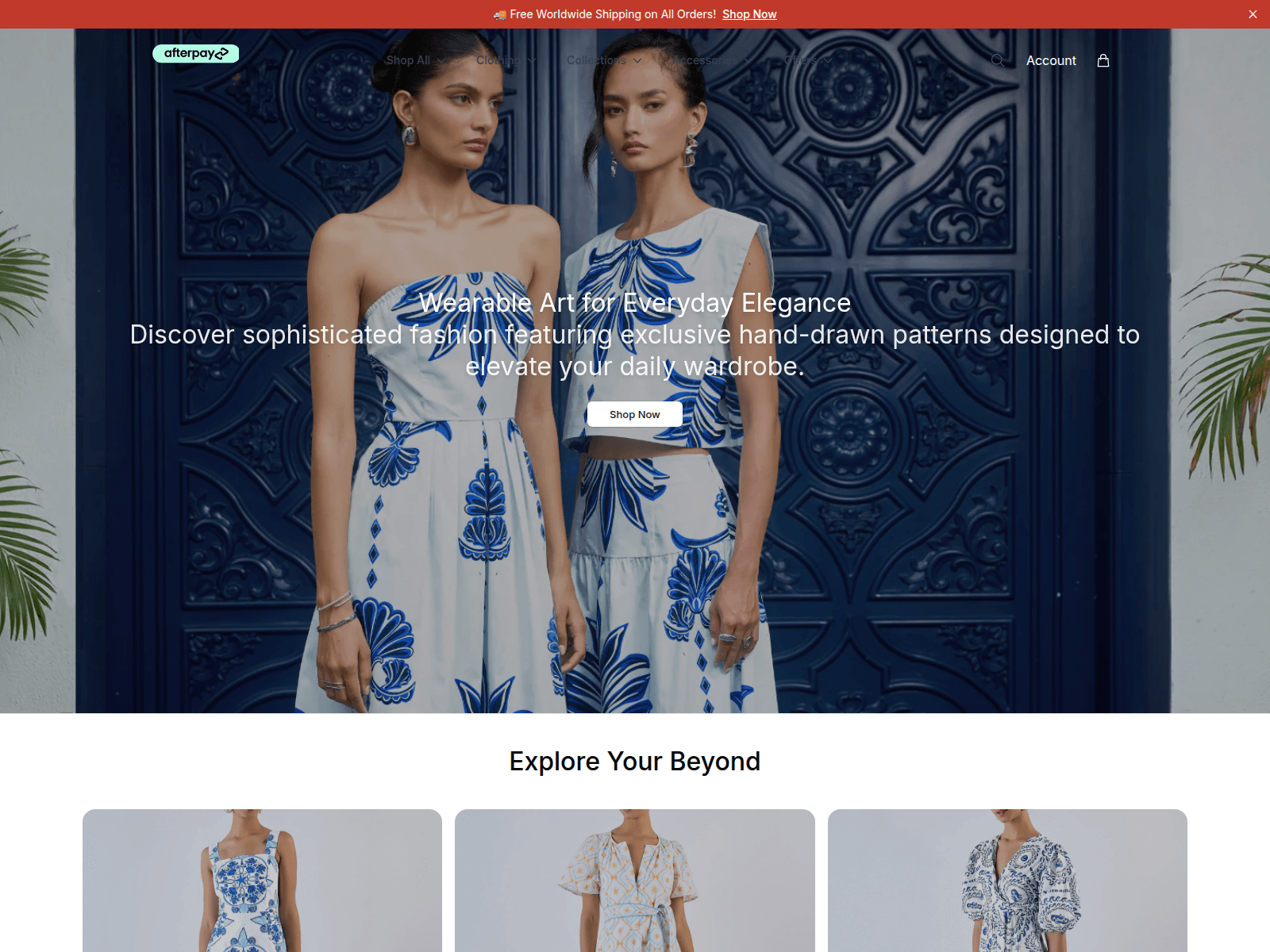 Screenshot of beyondbyverastyle.shop