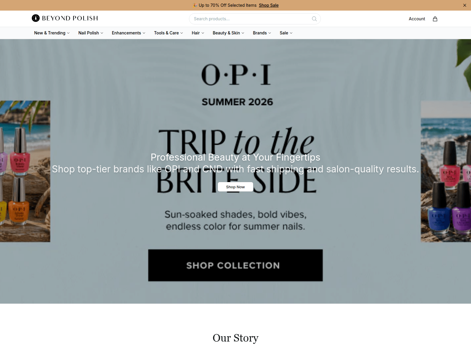 Screenshot of beyondpolishselect.shop