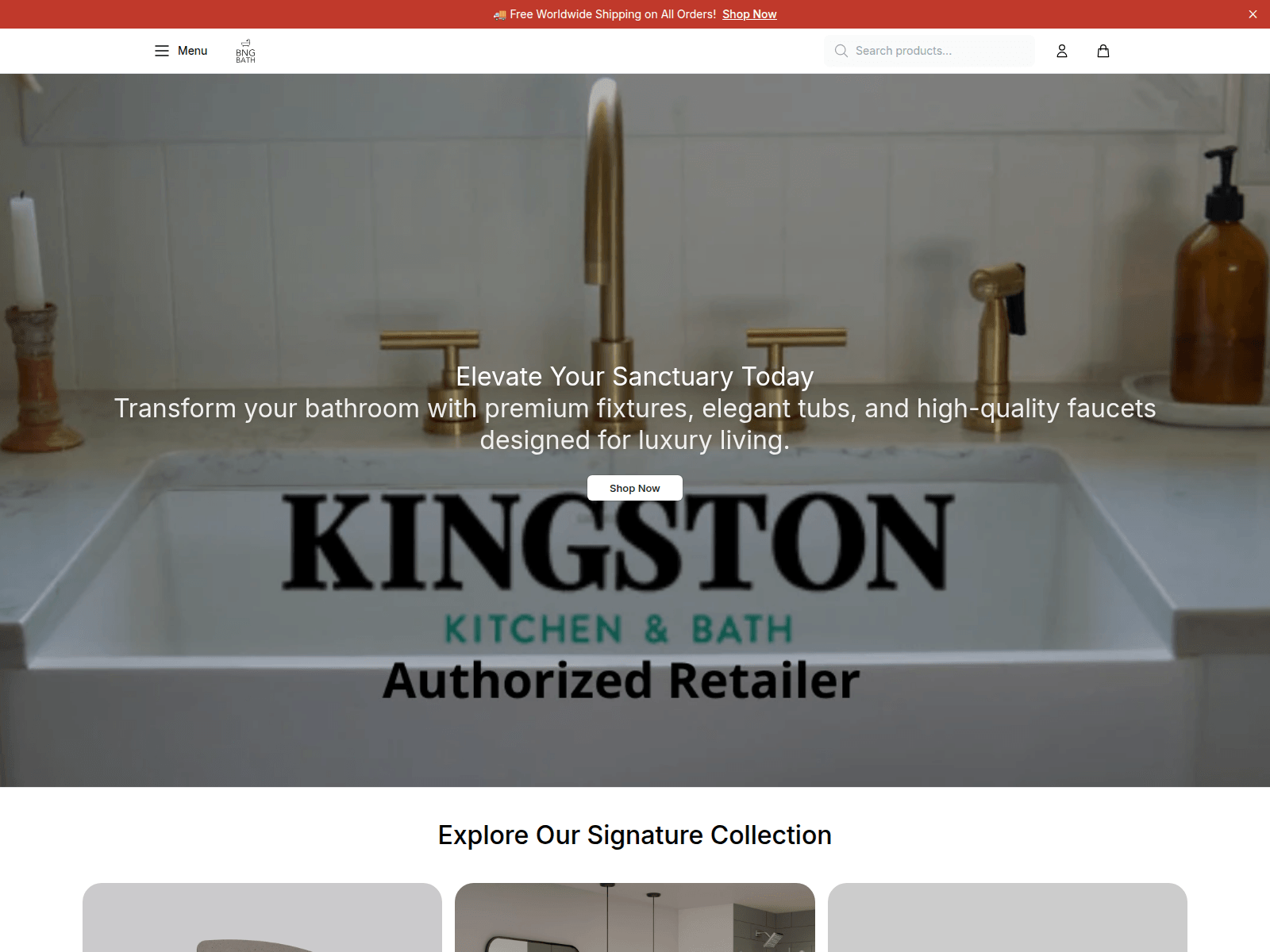 Screenshot of bgbathshop.shop