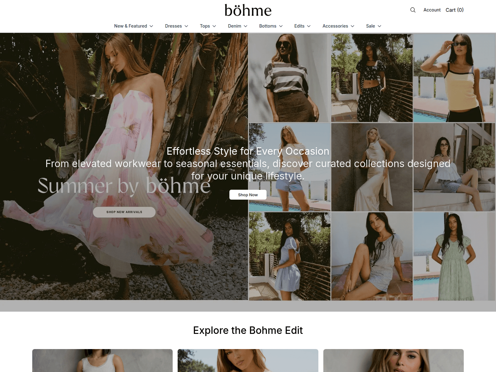 Screenshot of bhmluxe.shop
