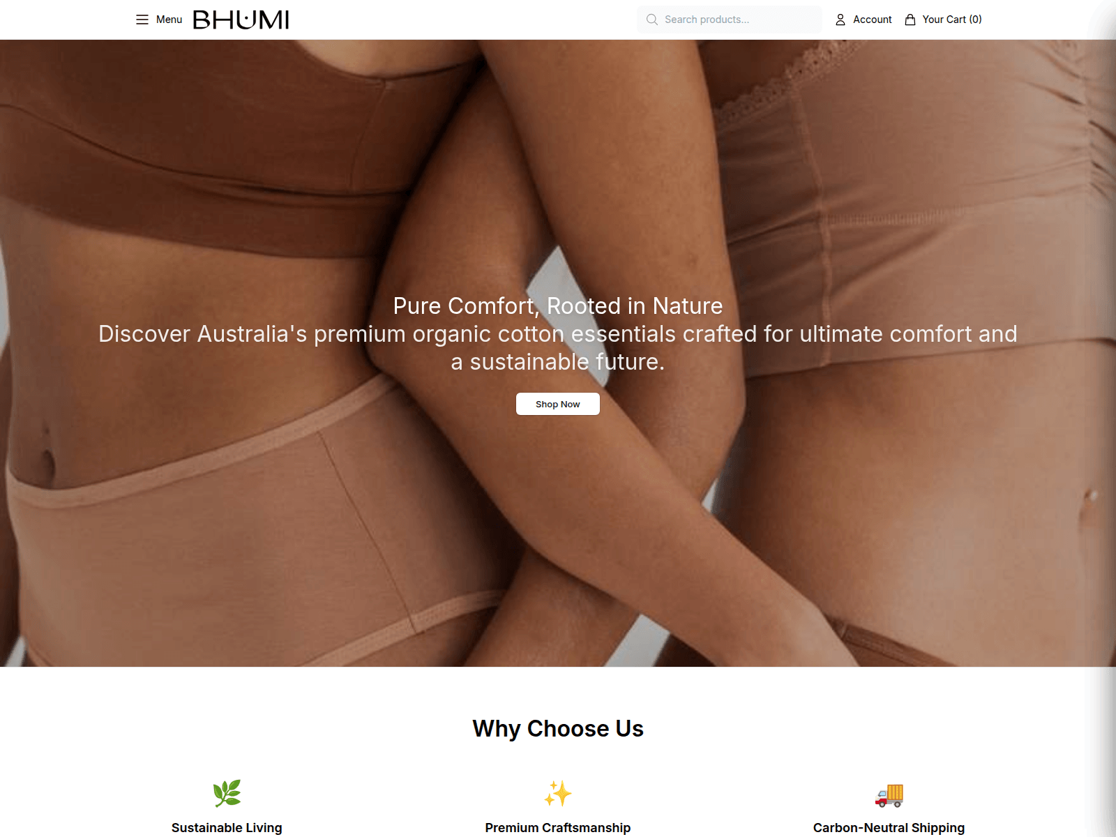 Screenshot of bhumistyle.shop