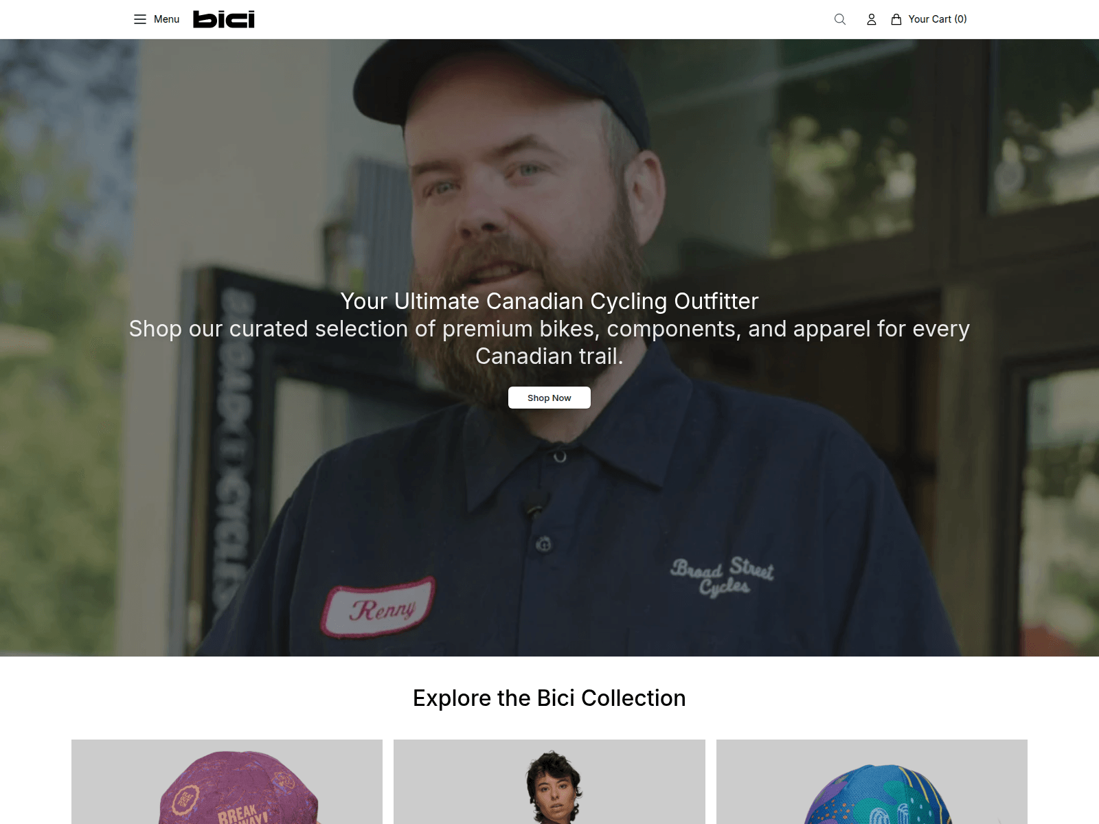 Screenshot of bicicc.shop