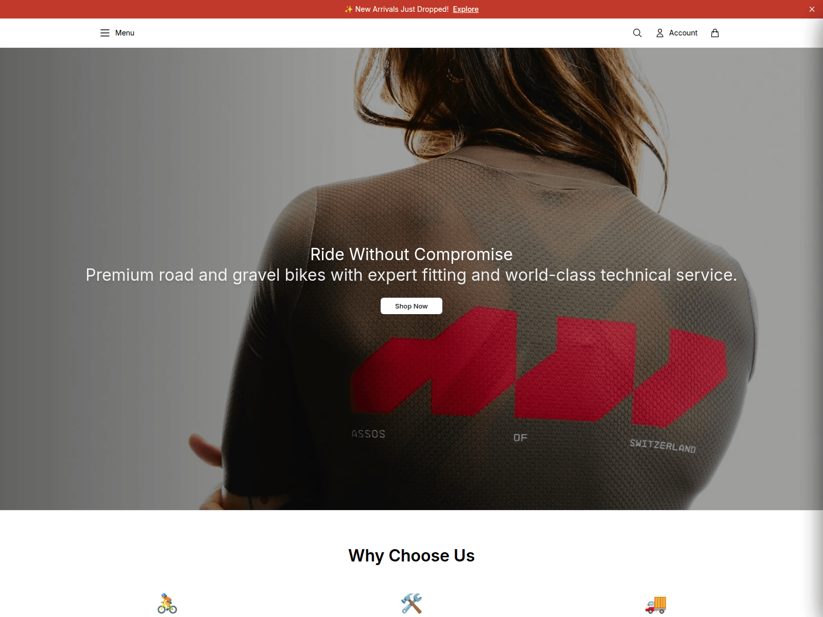 Screenshot of bicicrew.shop