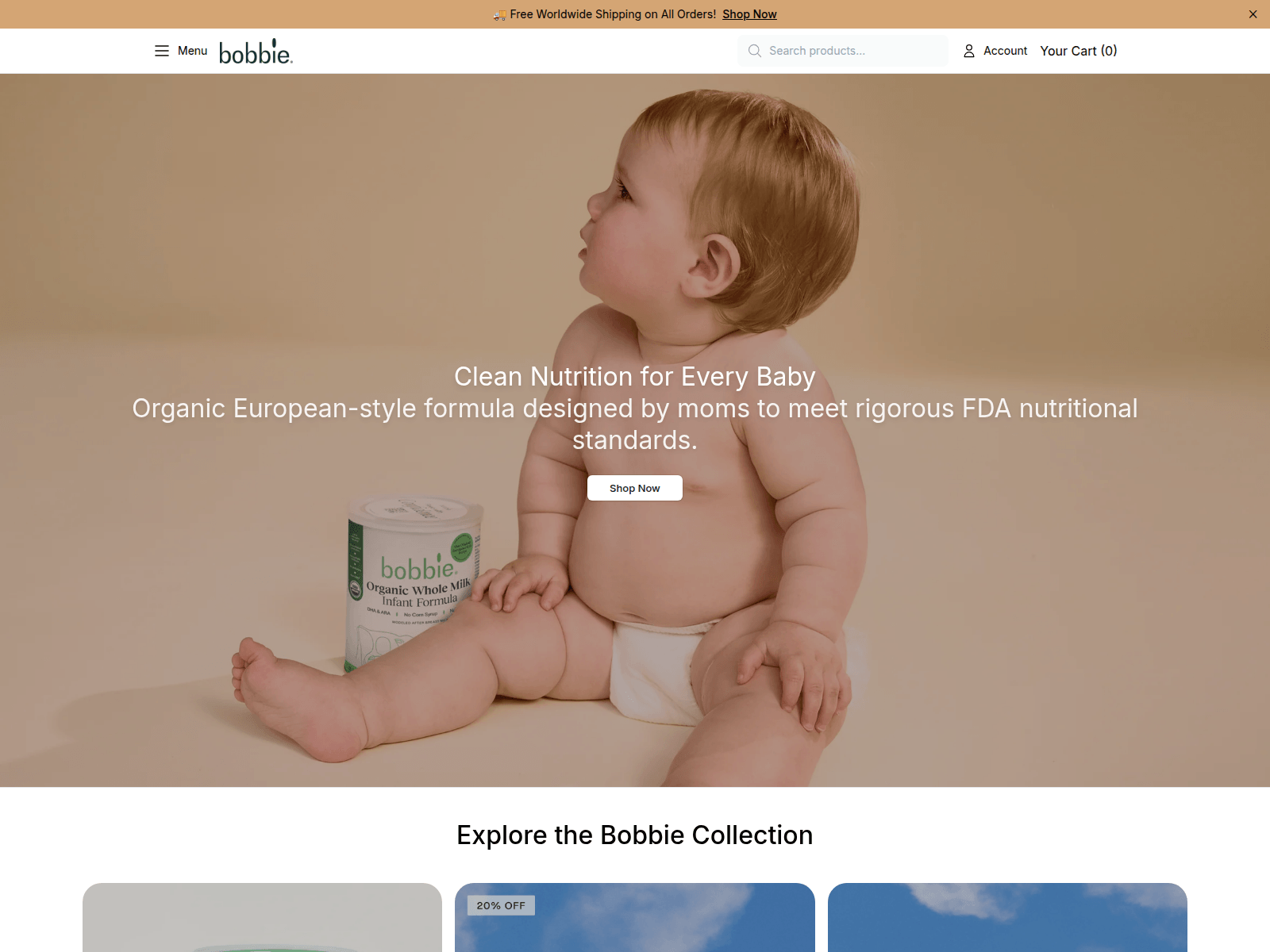 Screenshot of biebaby.shop
