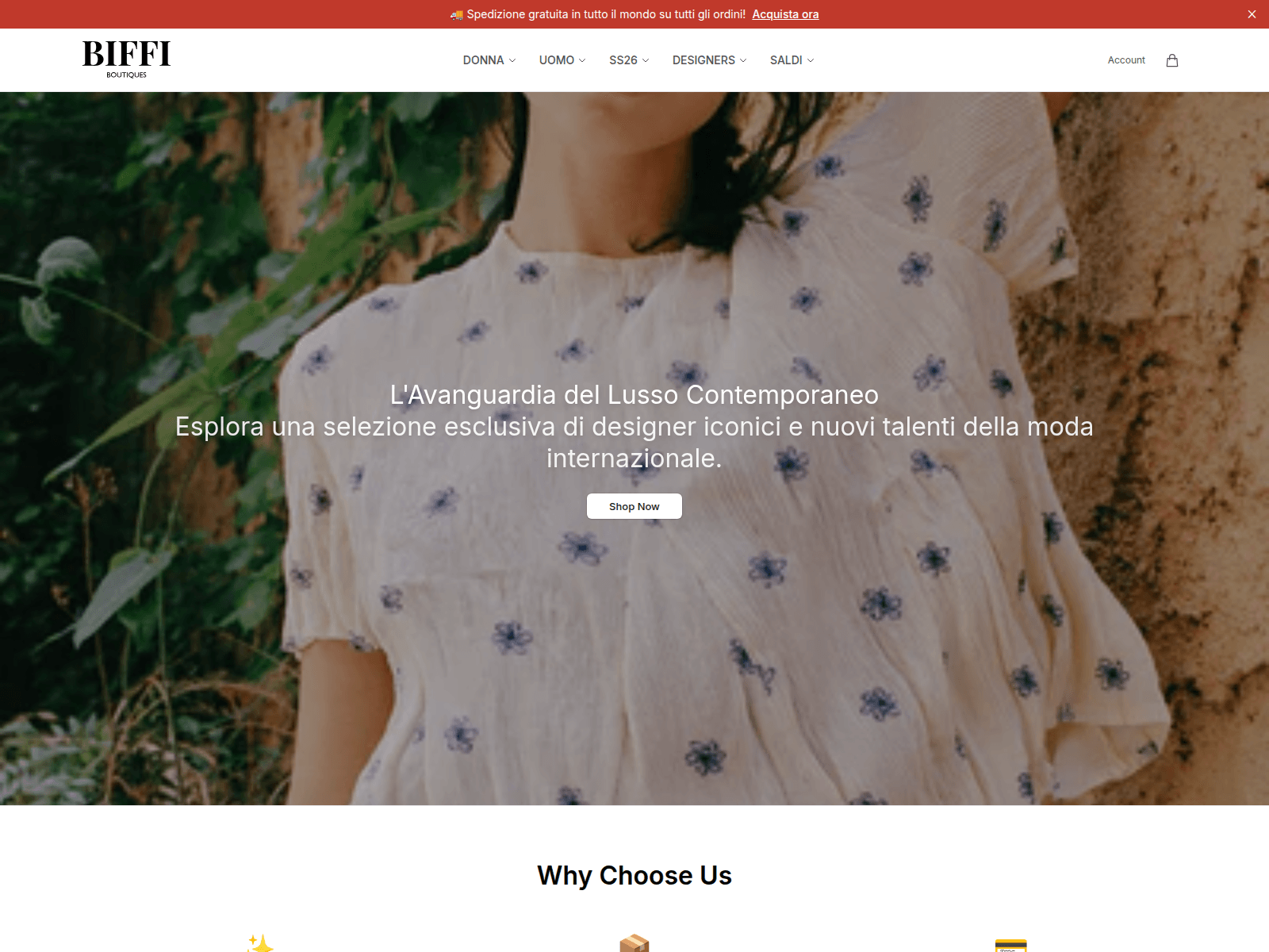 Screenshot of biffiboutiquesstore.shop