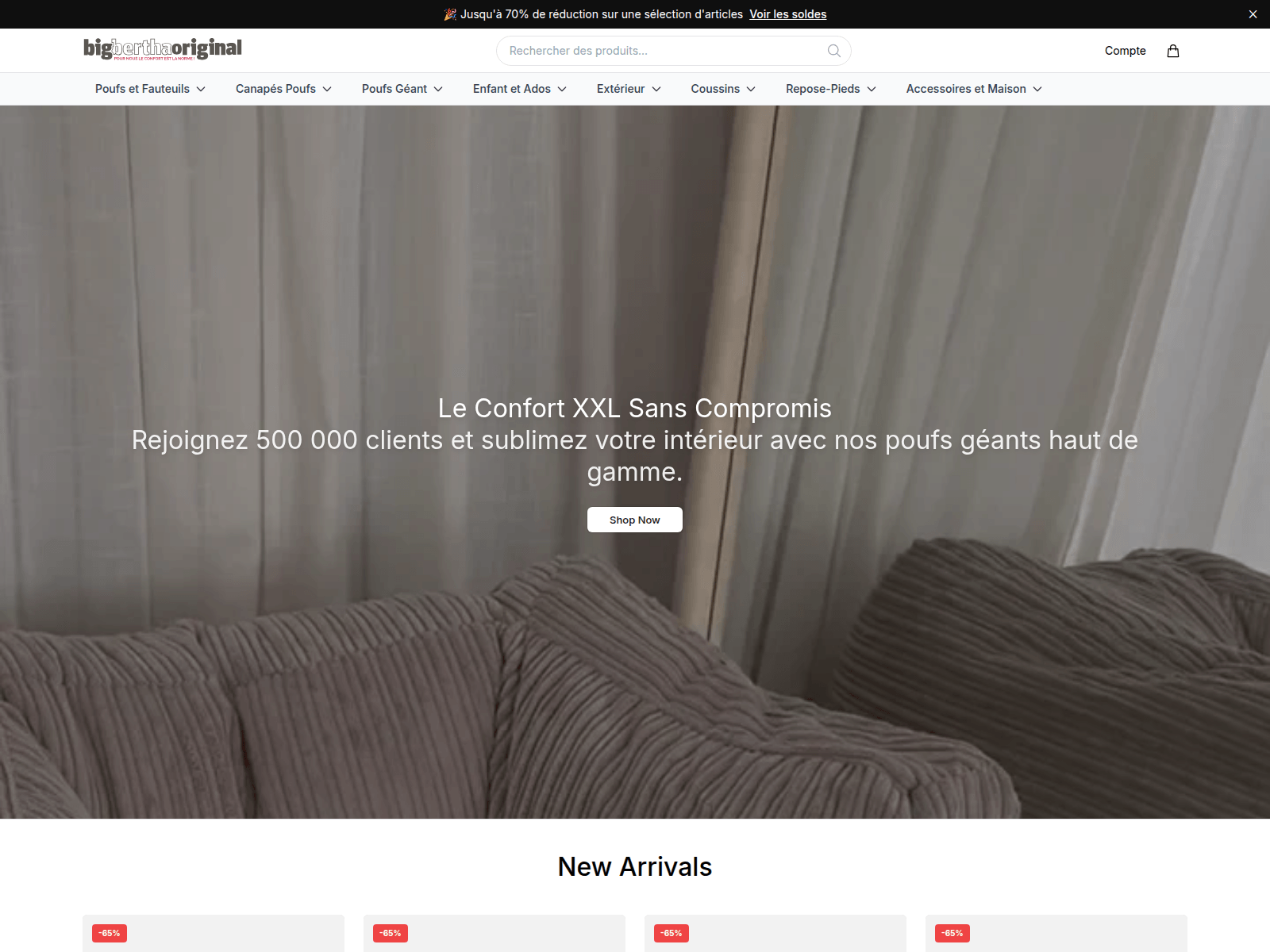 Screenshot of bigberthaoriginalco.shop