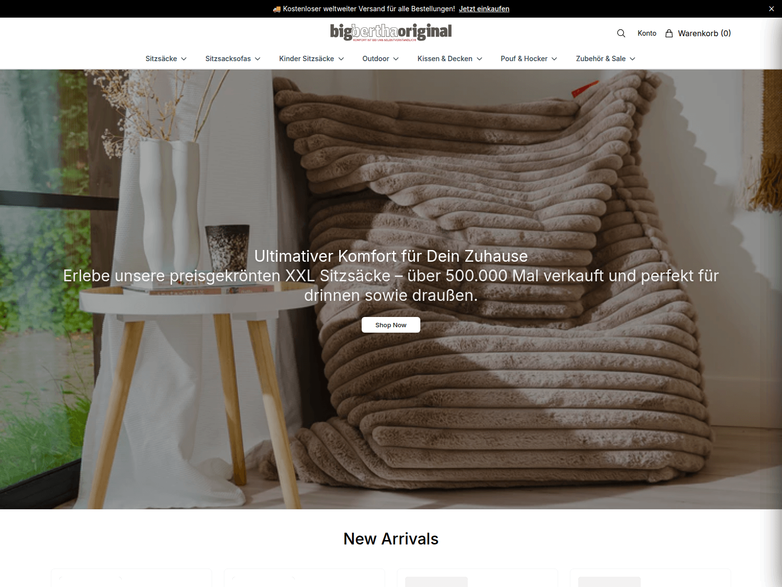 Screenshot of bigberthaoriginalstore.shop