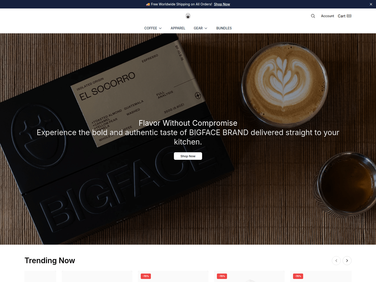 Screenshot of bigfacebrandshop.shop