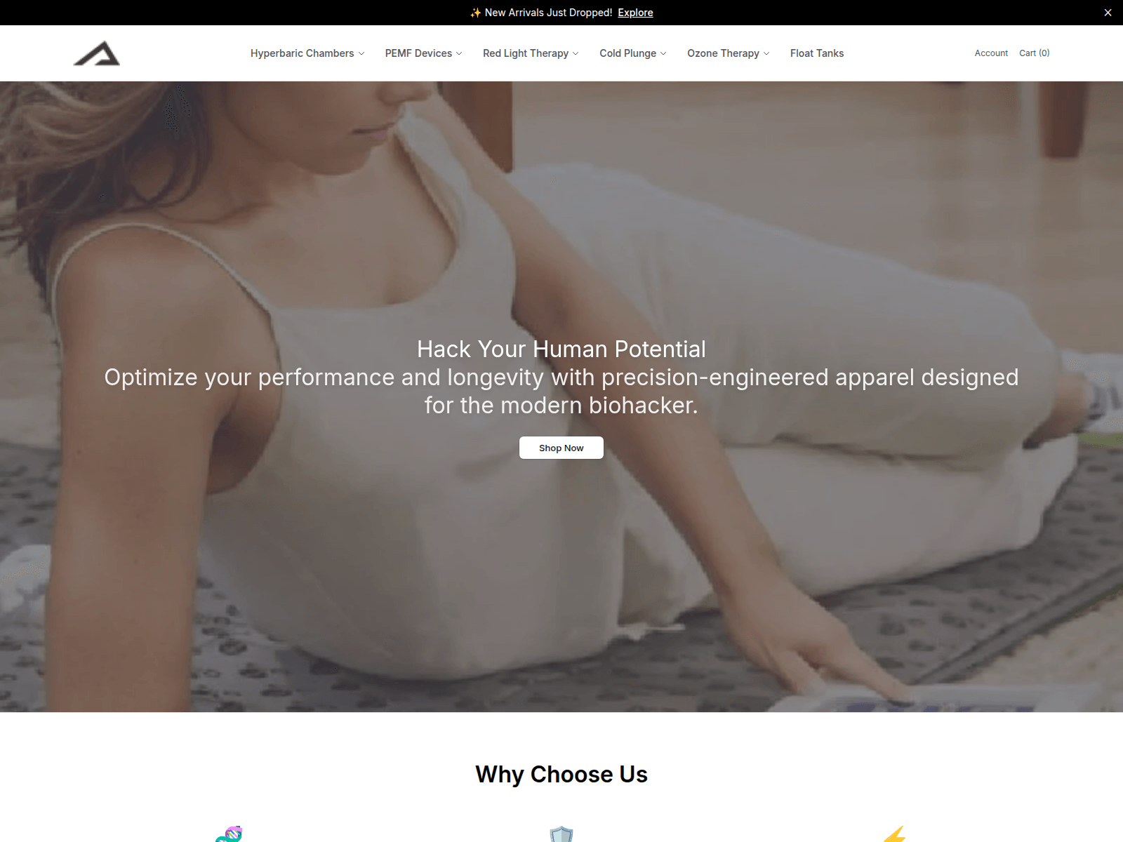 Screenshot of bhwell.shop