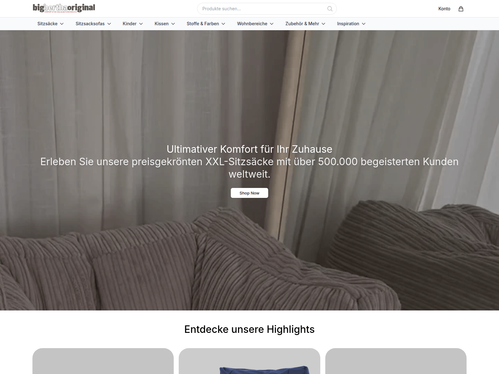 Screenshot of bigberthaoriginalhq.shop