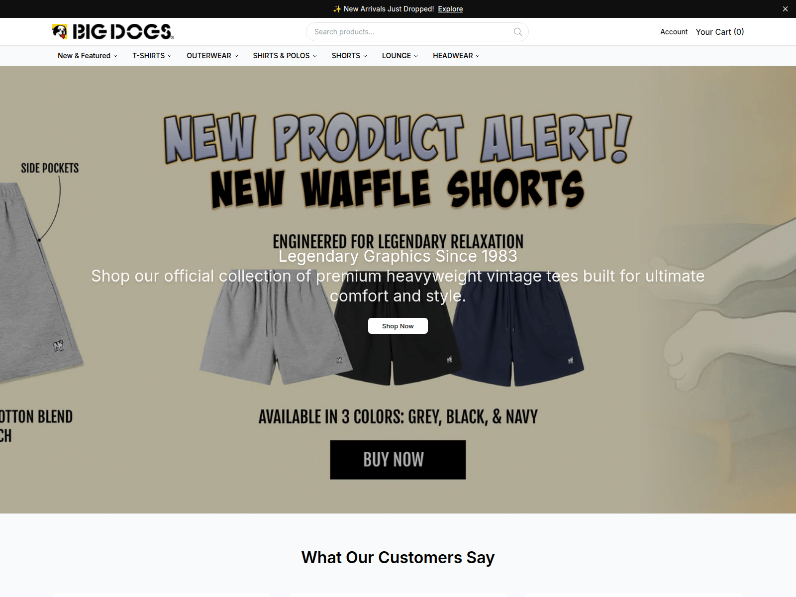 Screenshot of bigdogsonline.shop