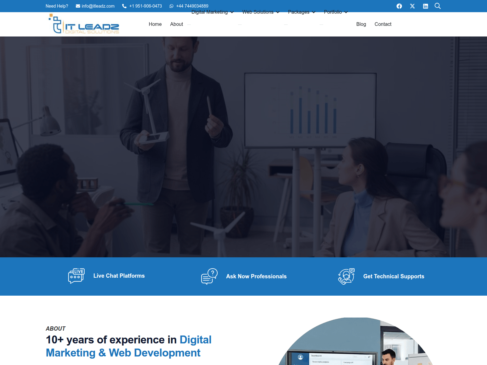 のスクリーンショット itleadz.com