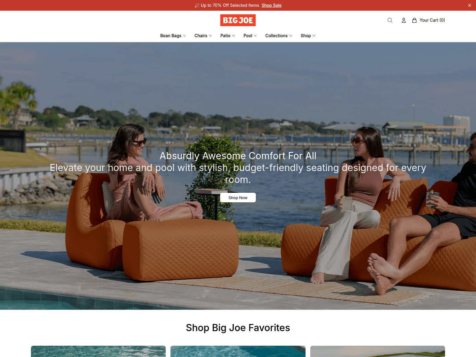 Screenshot of bigjoestore.shop