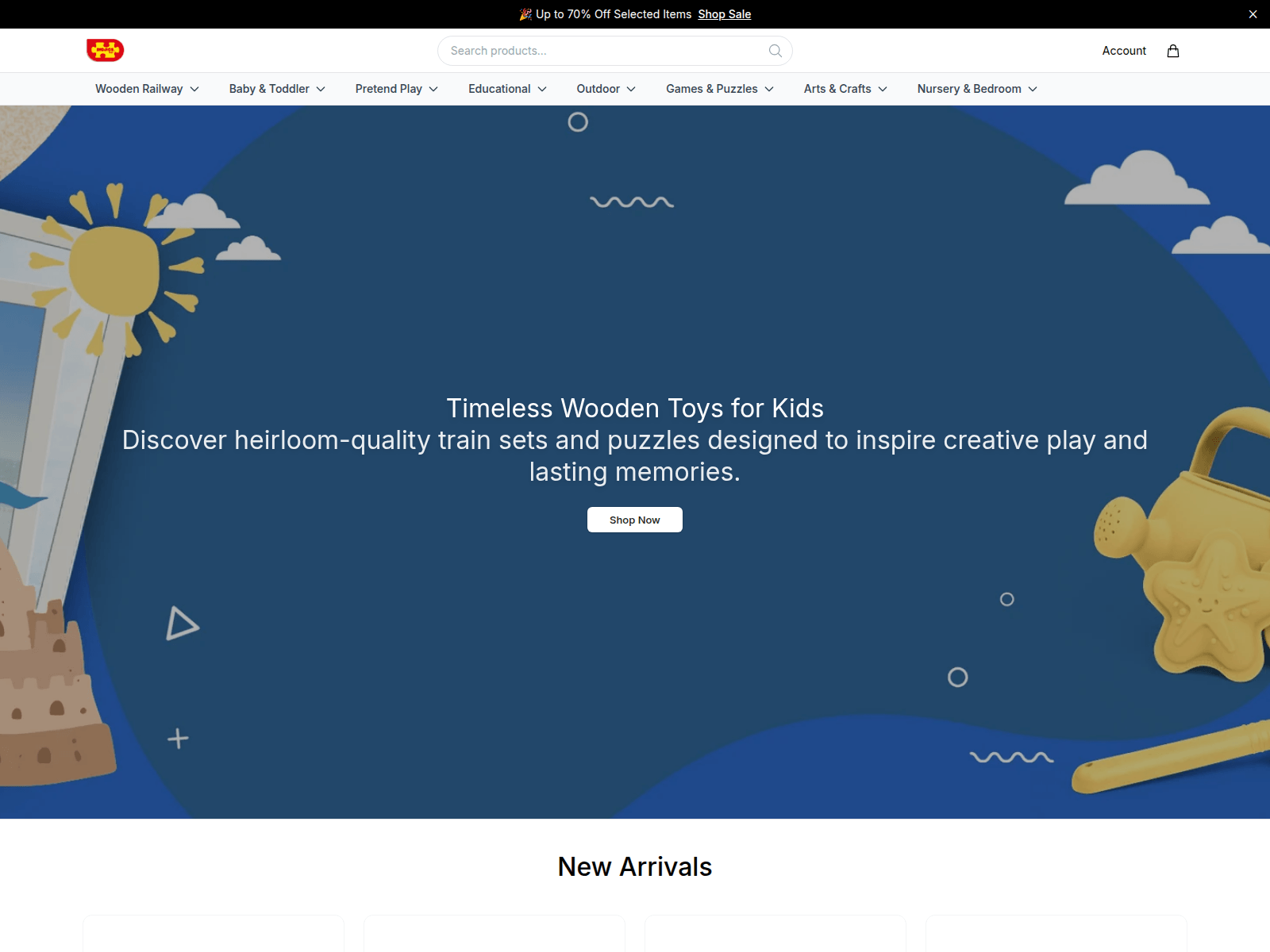 Screenshot of bigjigstoyshub.shop
