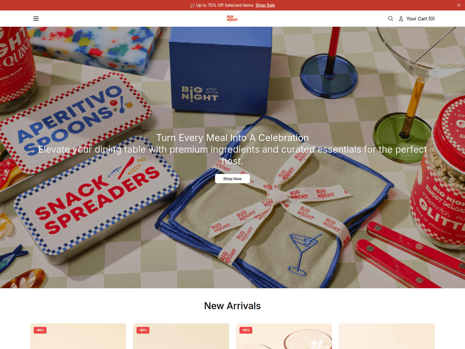 Screenshot of bignightgoods.shop