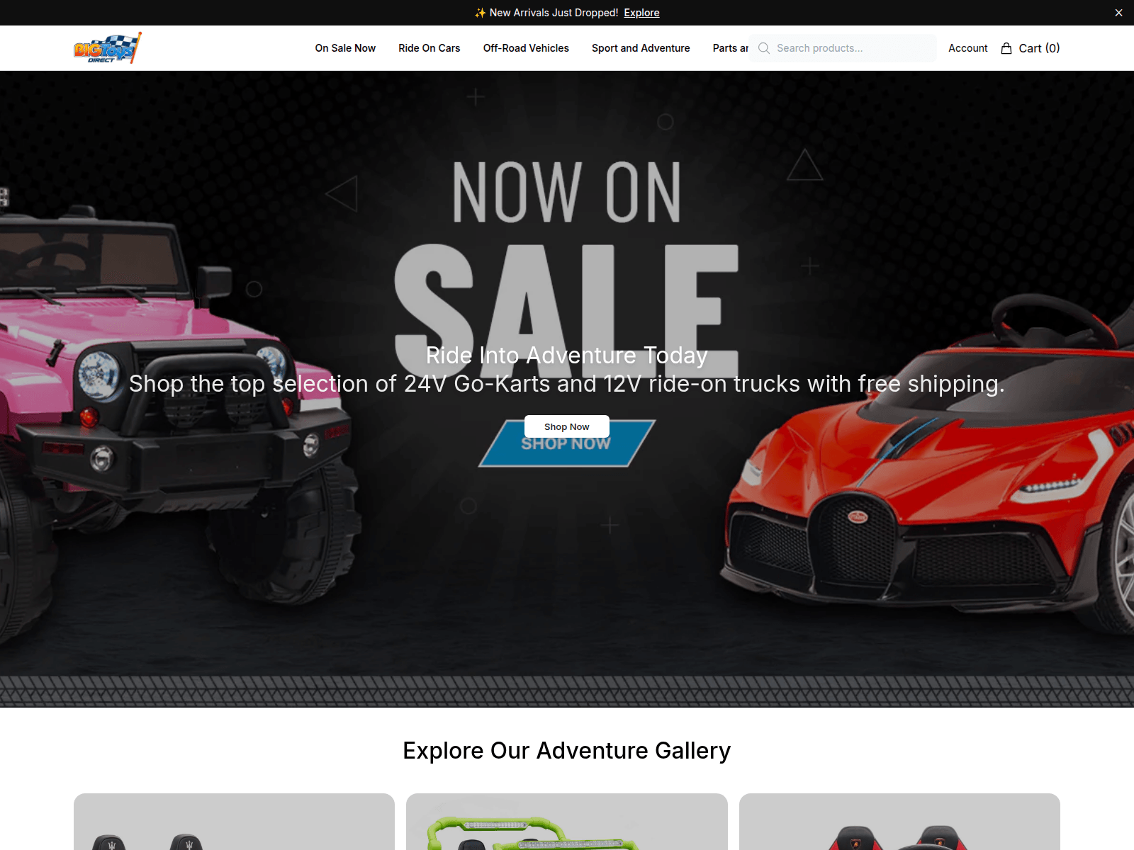 Screenshot of bigtoysdirecthub.shop