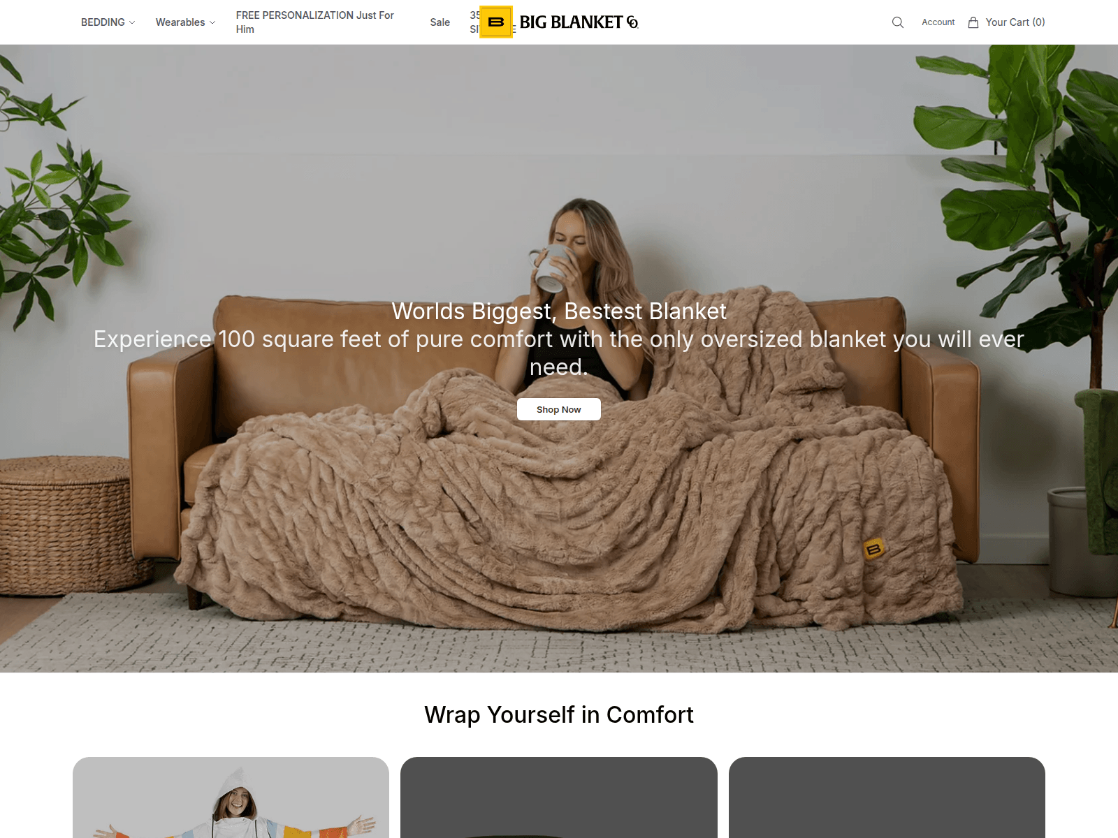 Screenshot of bigweave.shop
