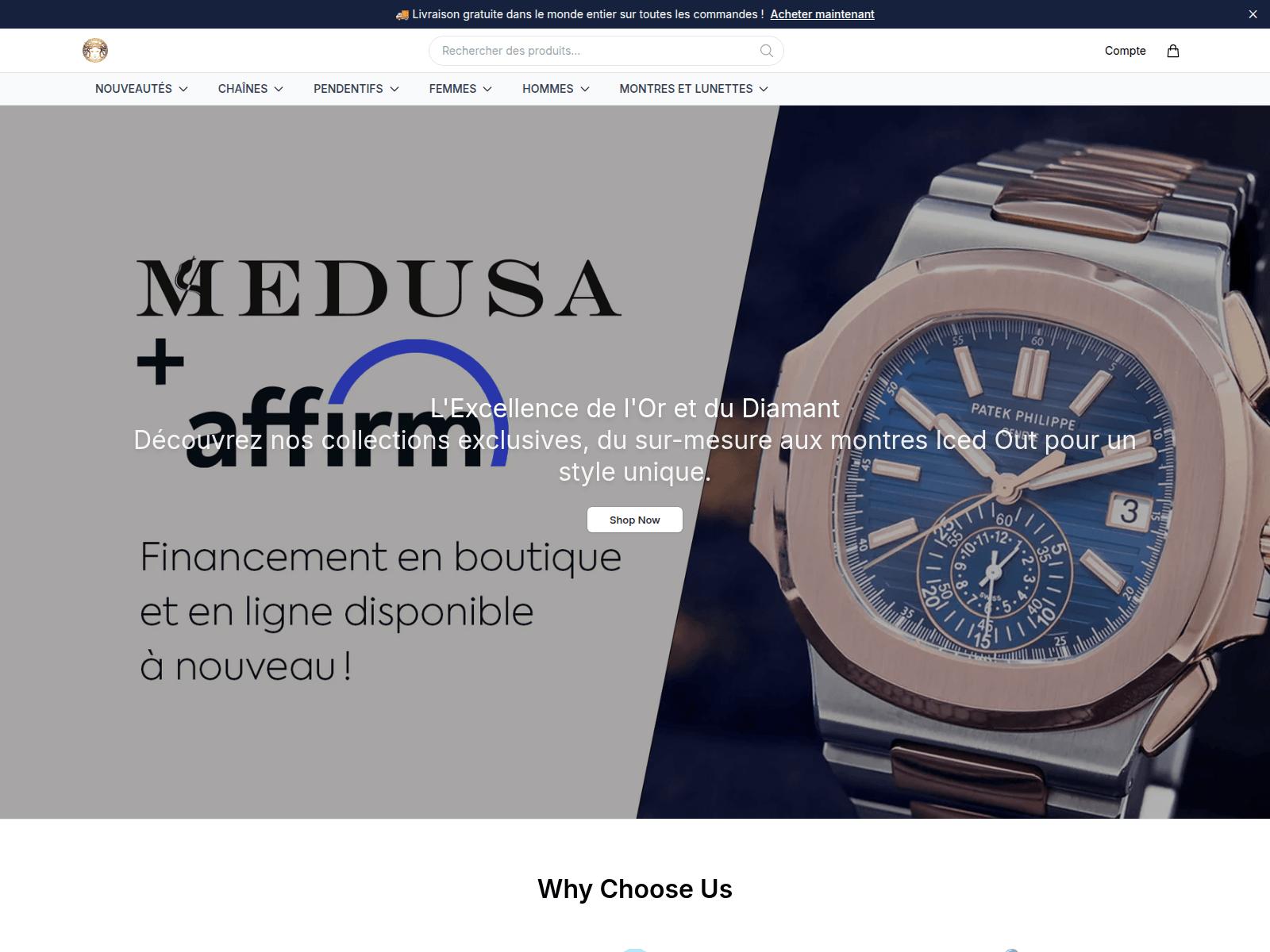 Screenshot of bijouteriemedusahq.shop
