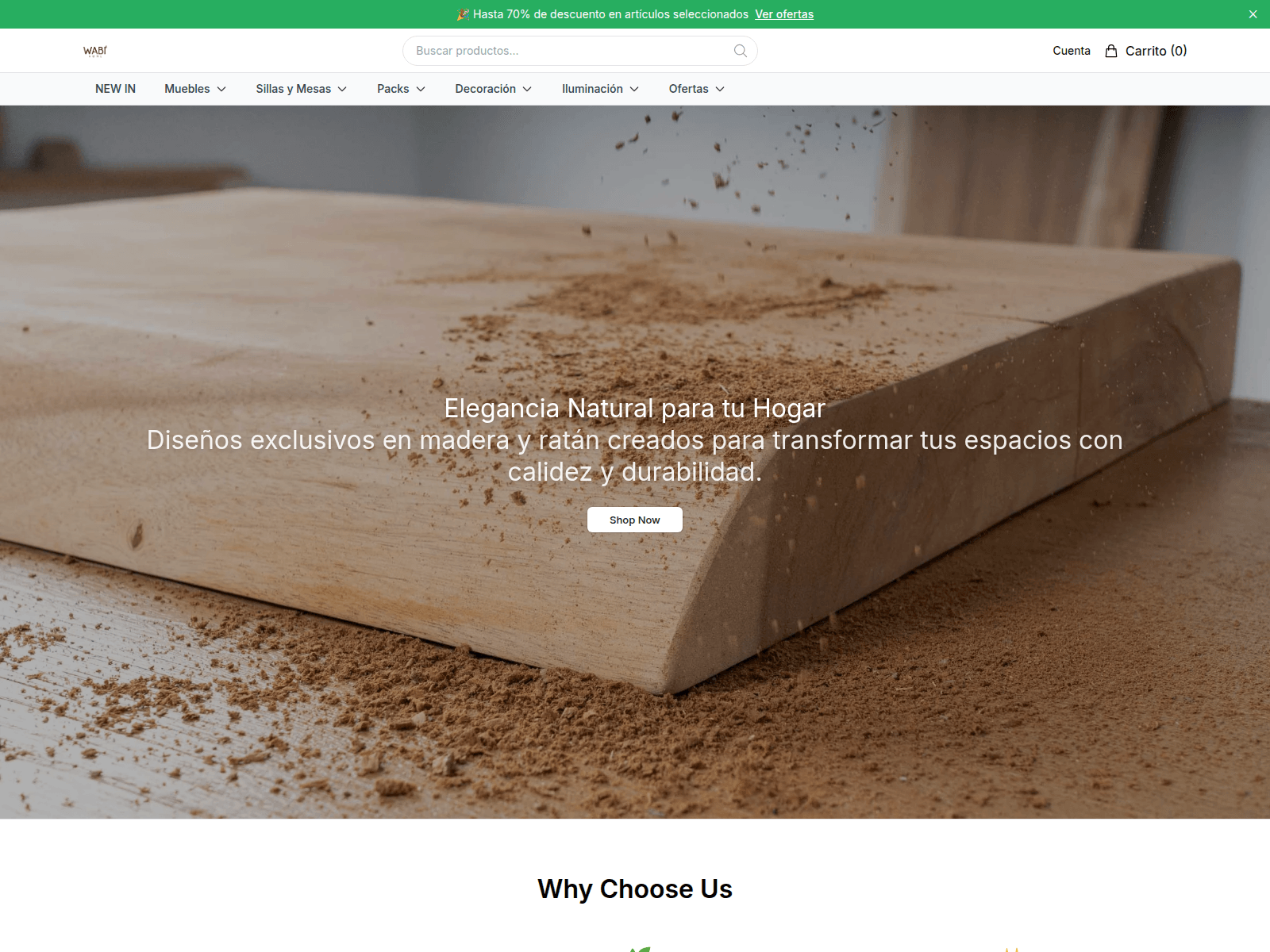 Screenshot of bihaven.shop