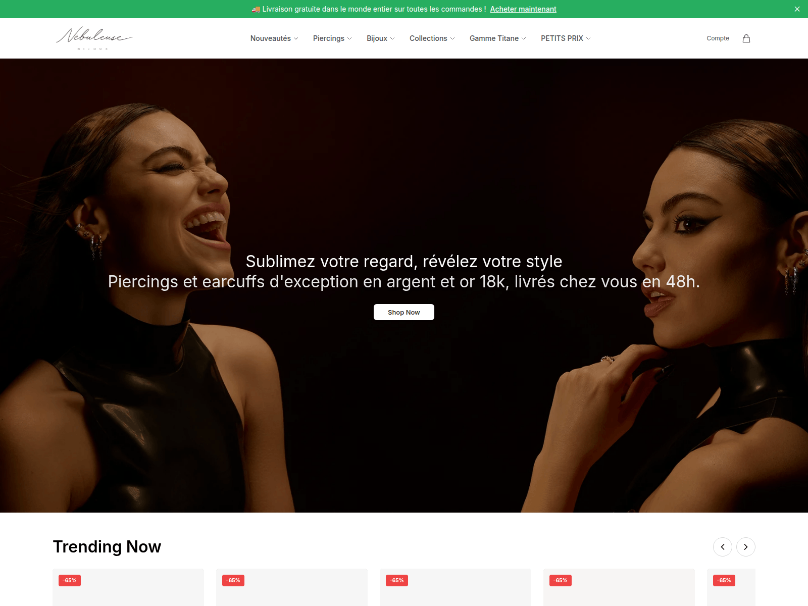 Screenshot of bijouflow.shop