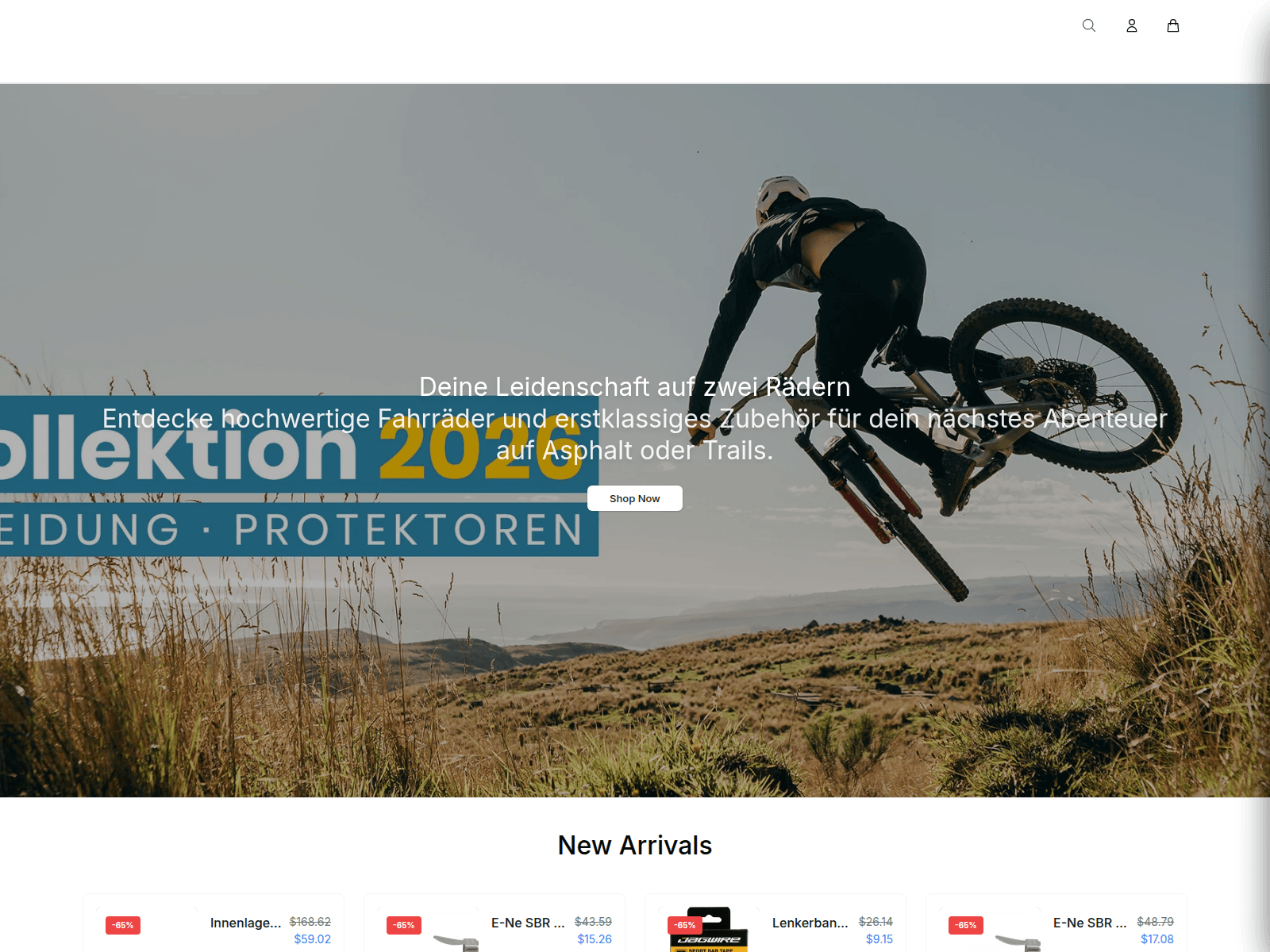 Screenshot of bikemailordershop.shop