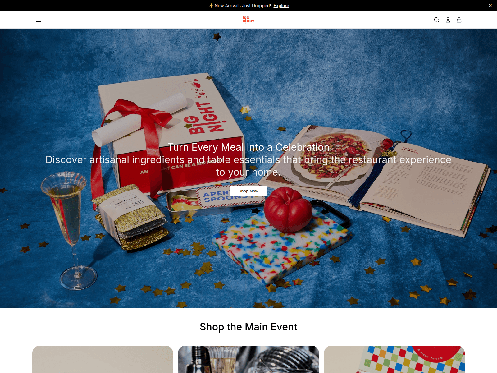 Screenshot of bignightliving.shop